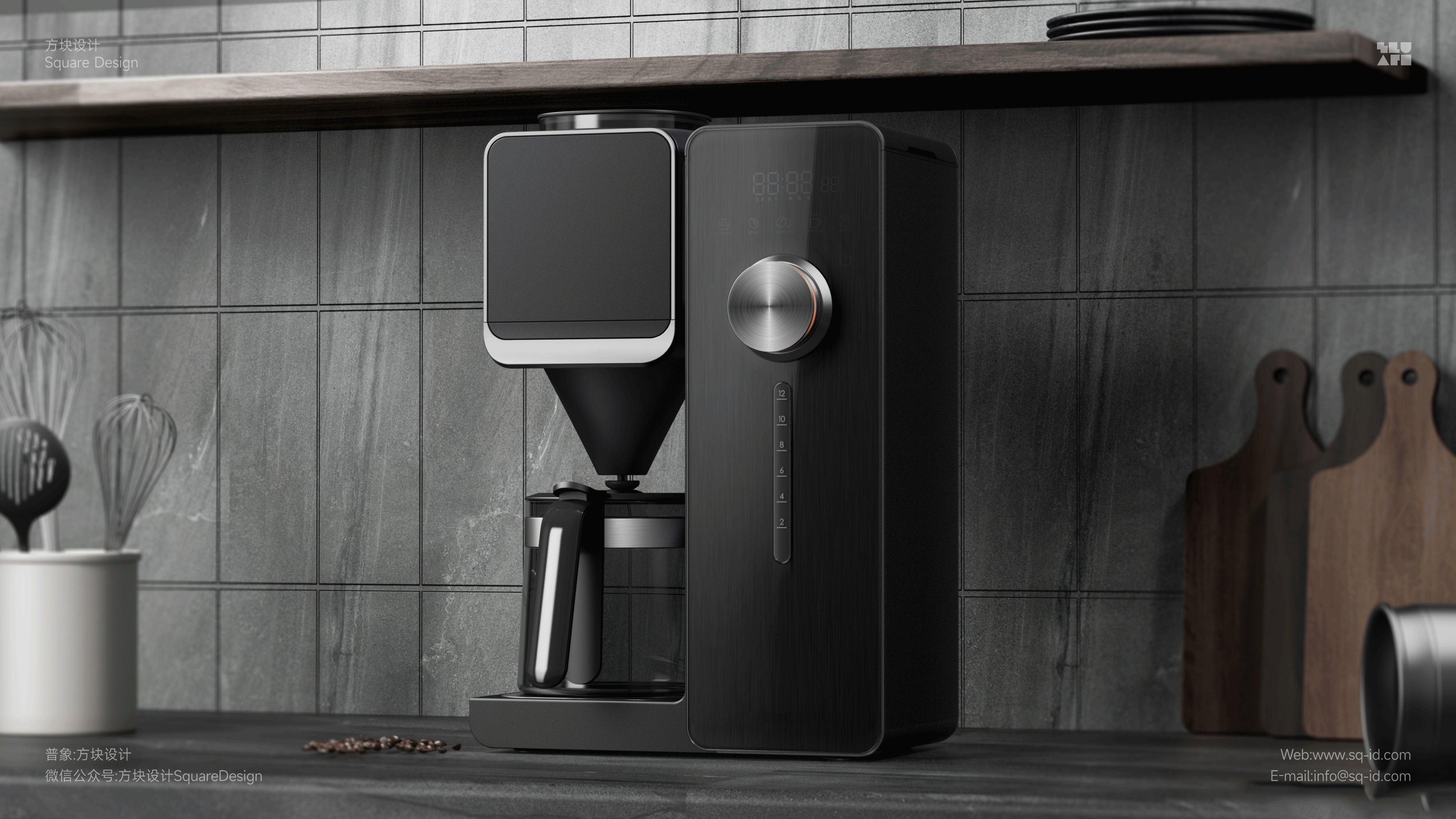 product design，Coffee machine，intelligence，