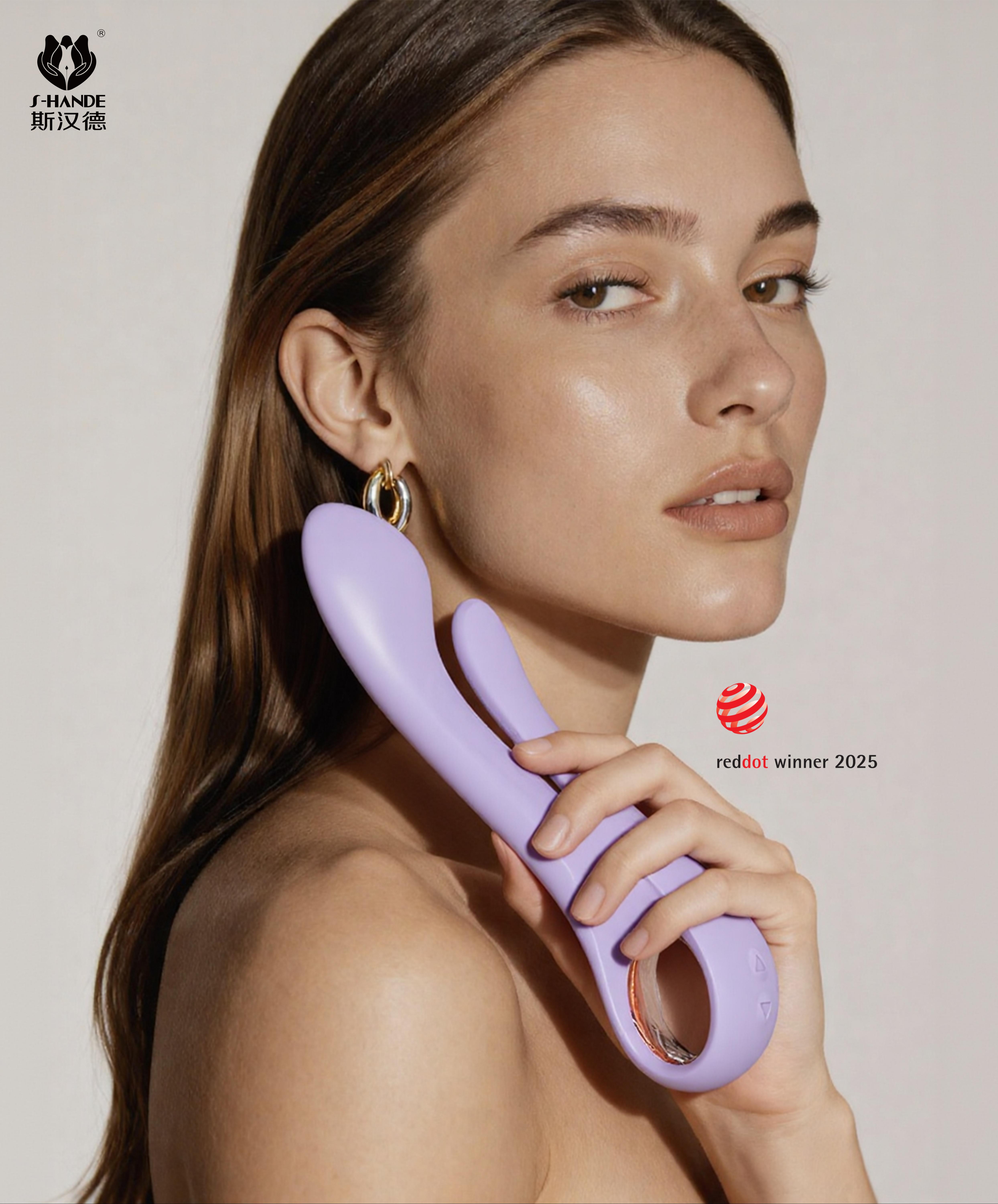 adult erotica products，female sex，vibrating spear，Red dot award，