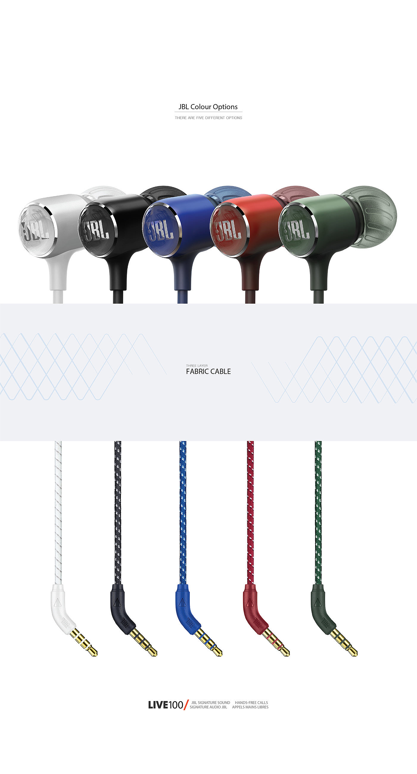 Earphone ，headset，JBL LIVE100，