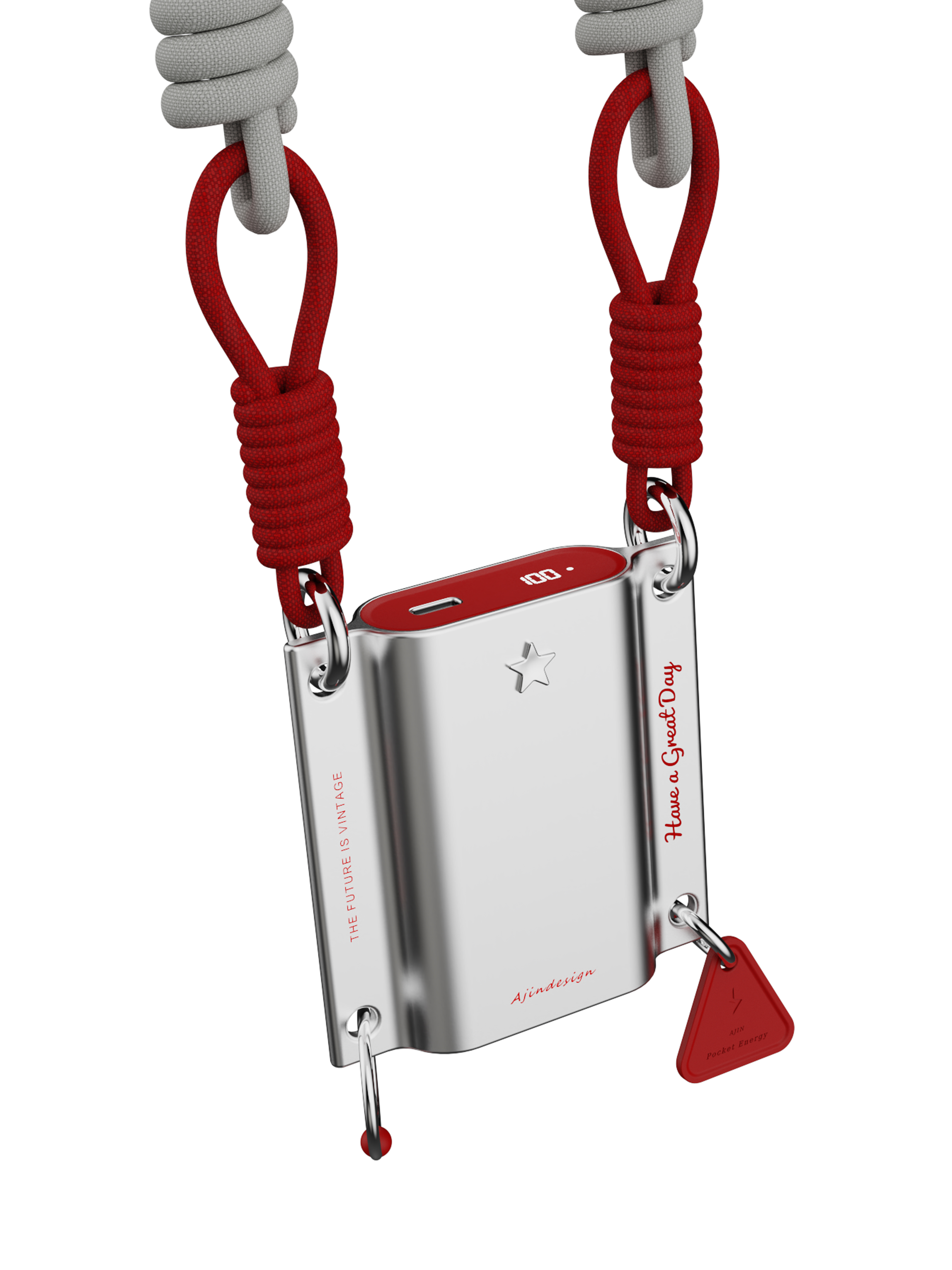 Charging treasure, retro fashion，