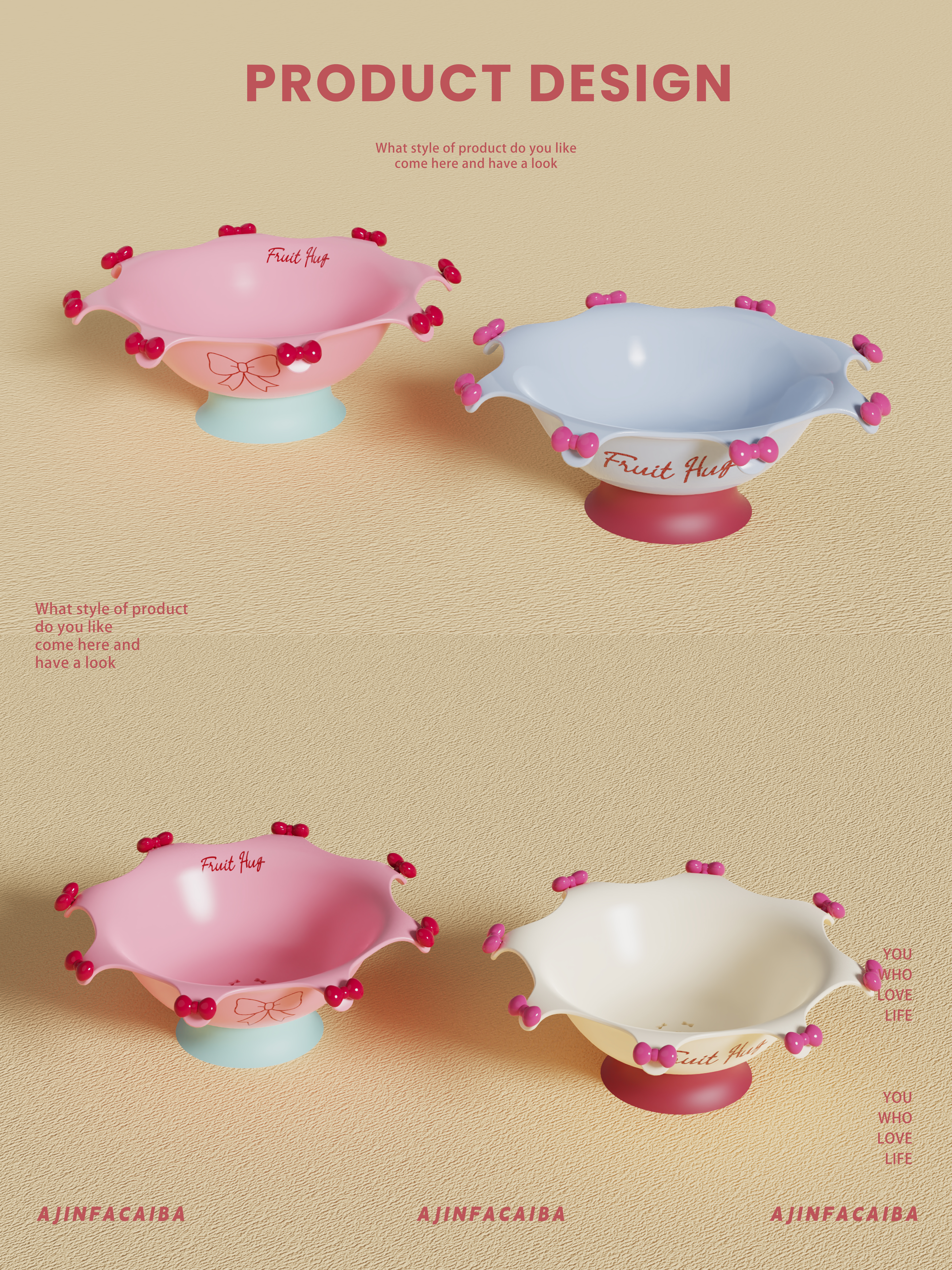 Fruit plate design, lovely fruit plate，