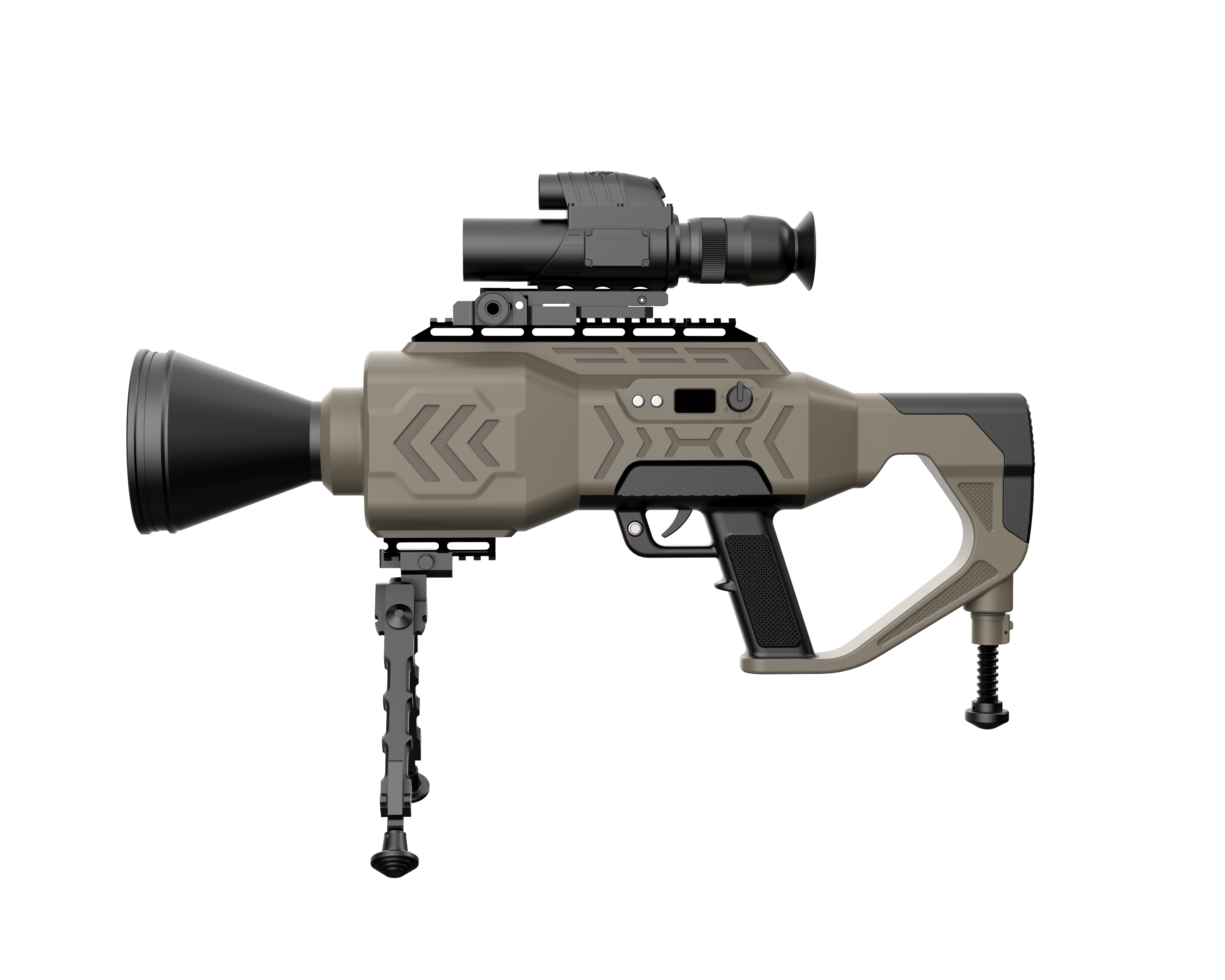 Sniper laser gun design，