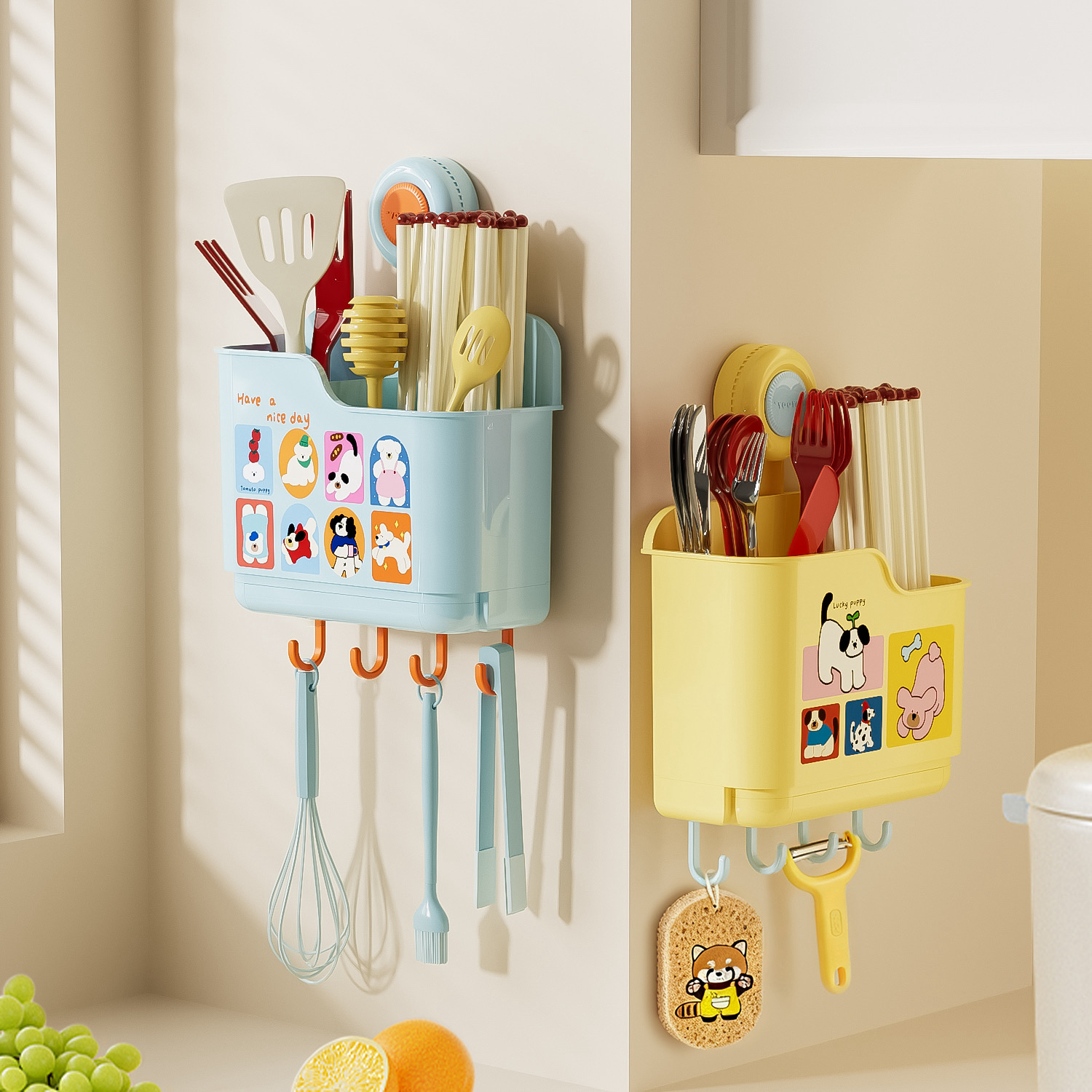 Chopsticks bucket，Receive，dopamine，improve air circulation，kitchen，