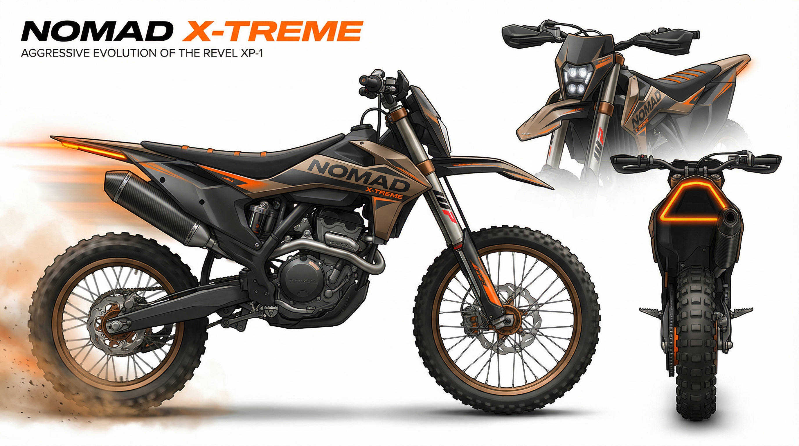 Cross-country motorcycle，