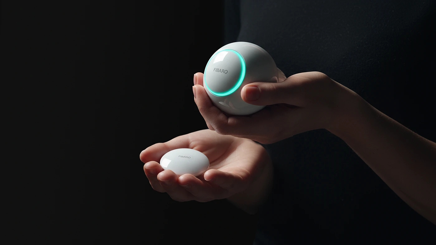 FIBARO head control thermostat，sensor，True constant temperature，Knob Rainbow Ring，