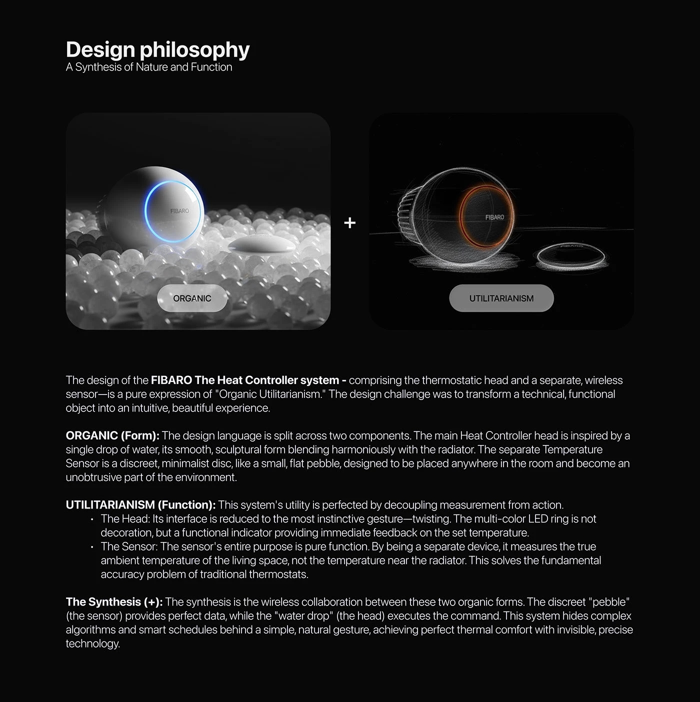 FIBARO head control thermostat，sensor，True constant temperature，Knob Rainbow Ring，