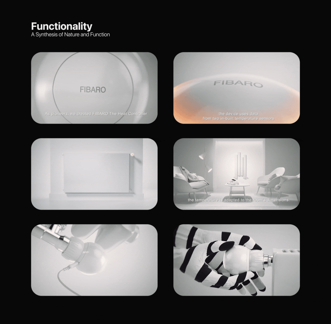 FIBARO head control thermostat，sensor，True constant temperature，Knob Rainbow Ring，