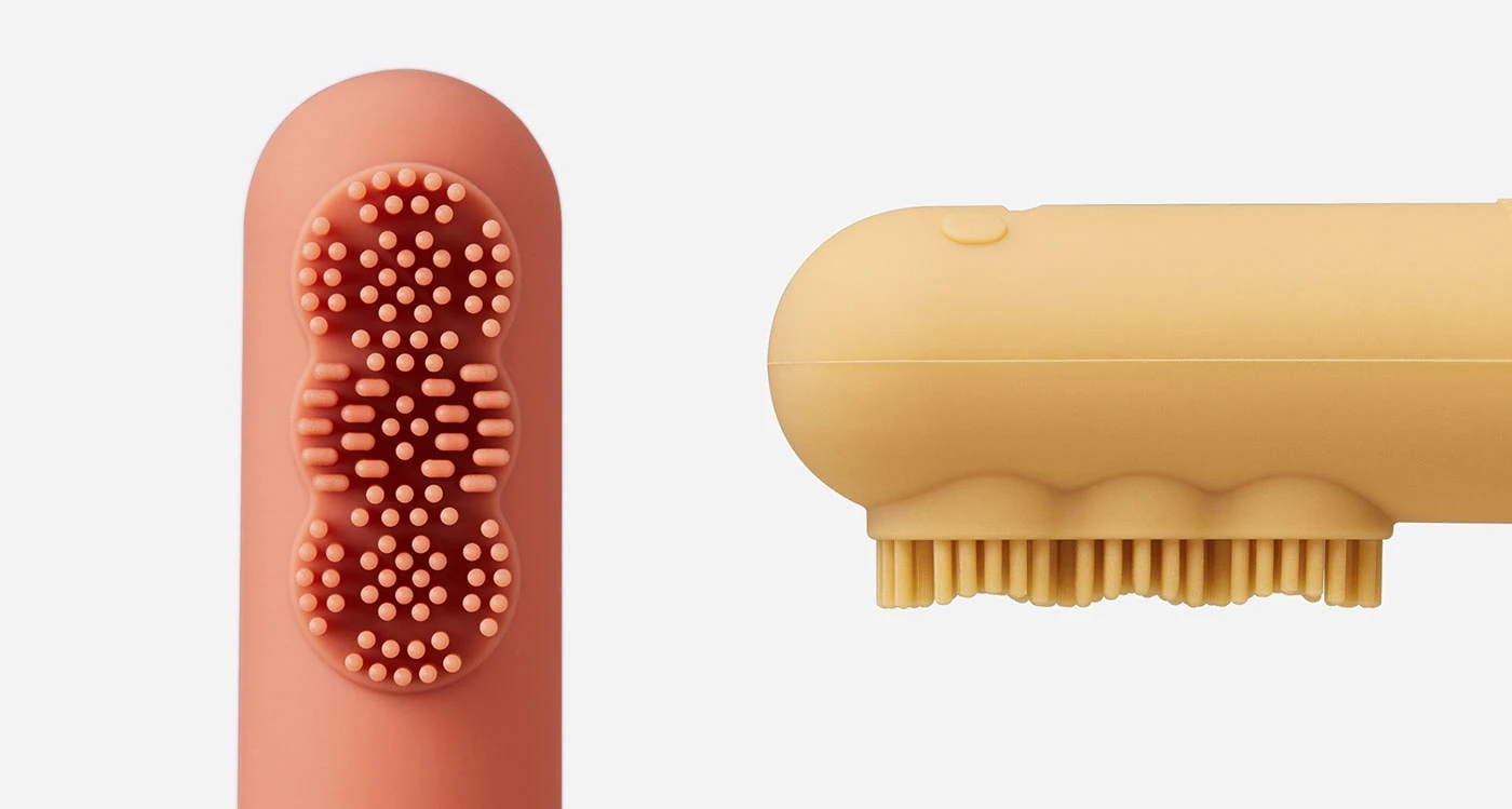 Finger toothbrush，Baby Oral Care，Toy，Dino Finger，