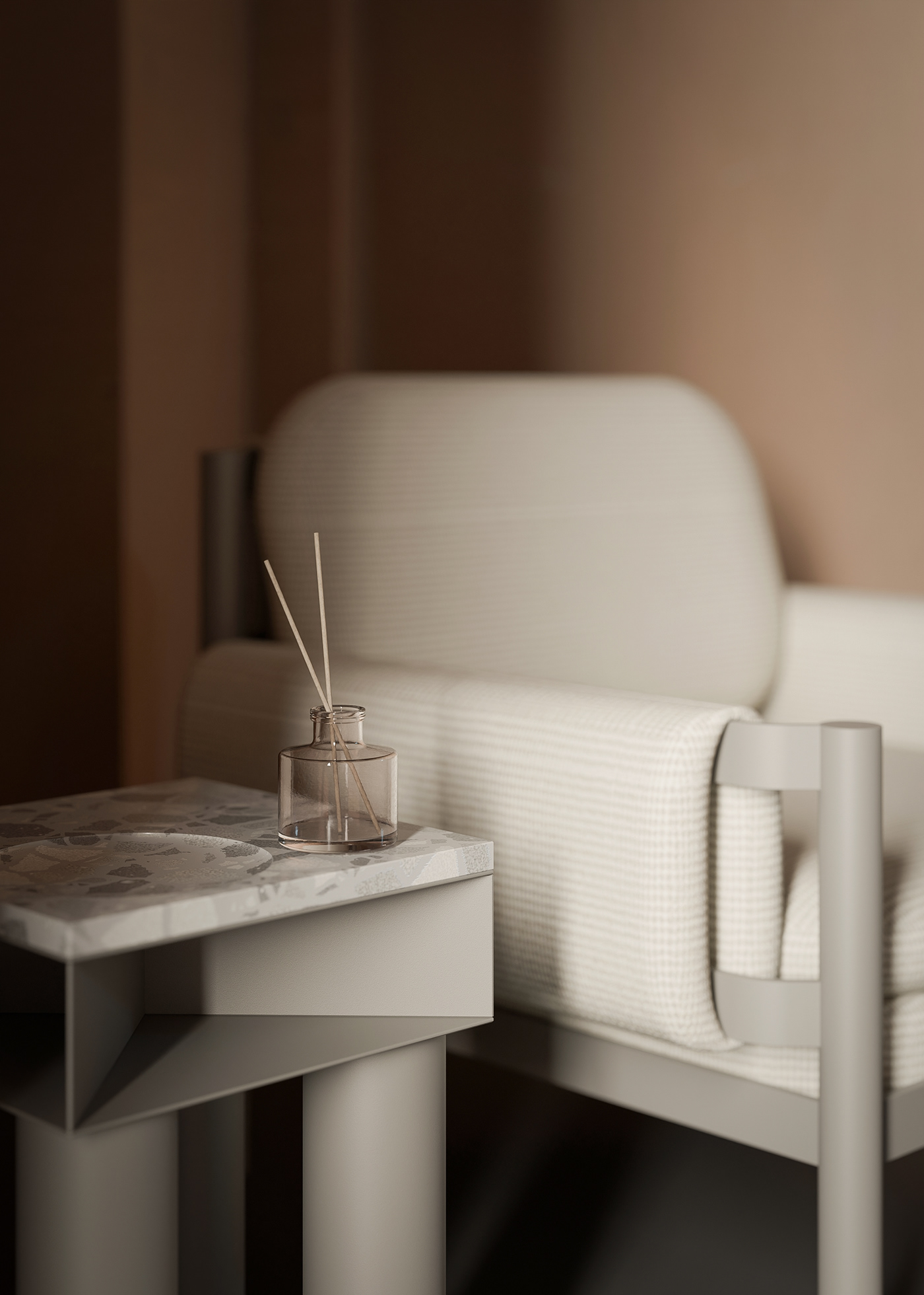 pocket，Coffee table，Desktop sculpture，geometric touch，Building Gestures，