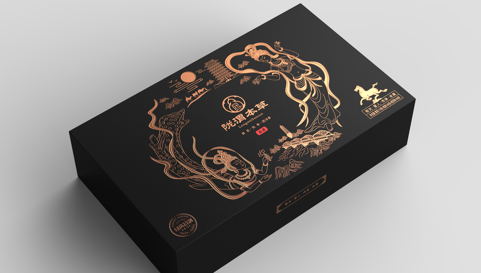 Gift Box Packaging Design，Business gift box packaging design，Packaging Design of Health Gift Box，