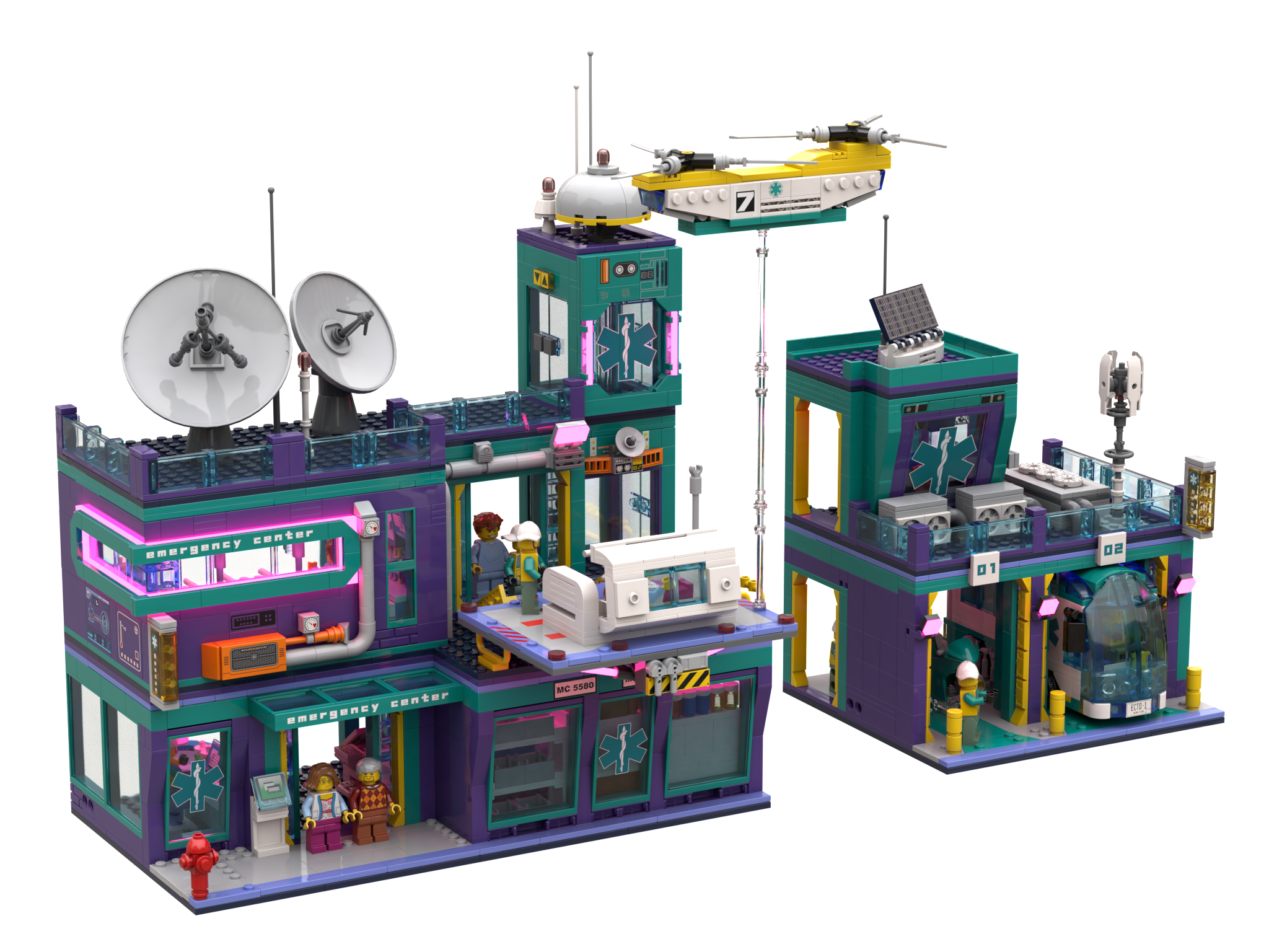 lego，Toy design，Cyberpunk，