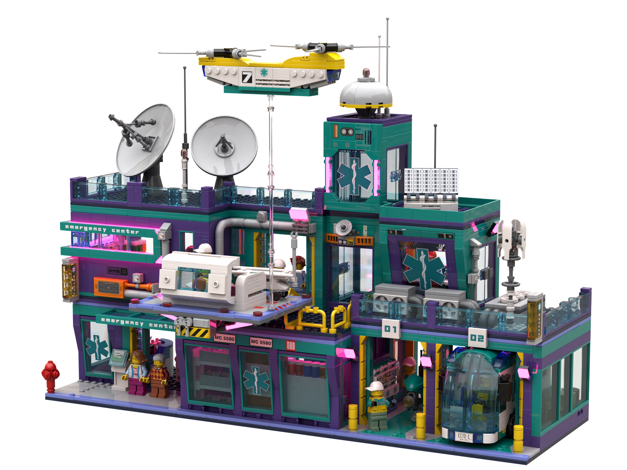 lego，Toy design，Cyberpunk，