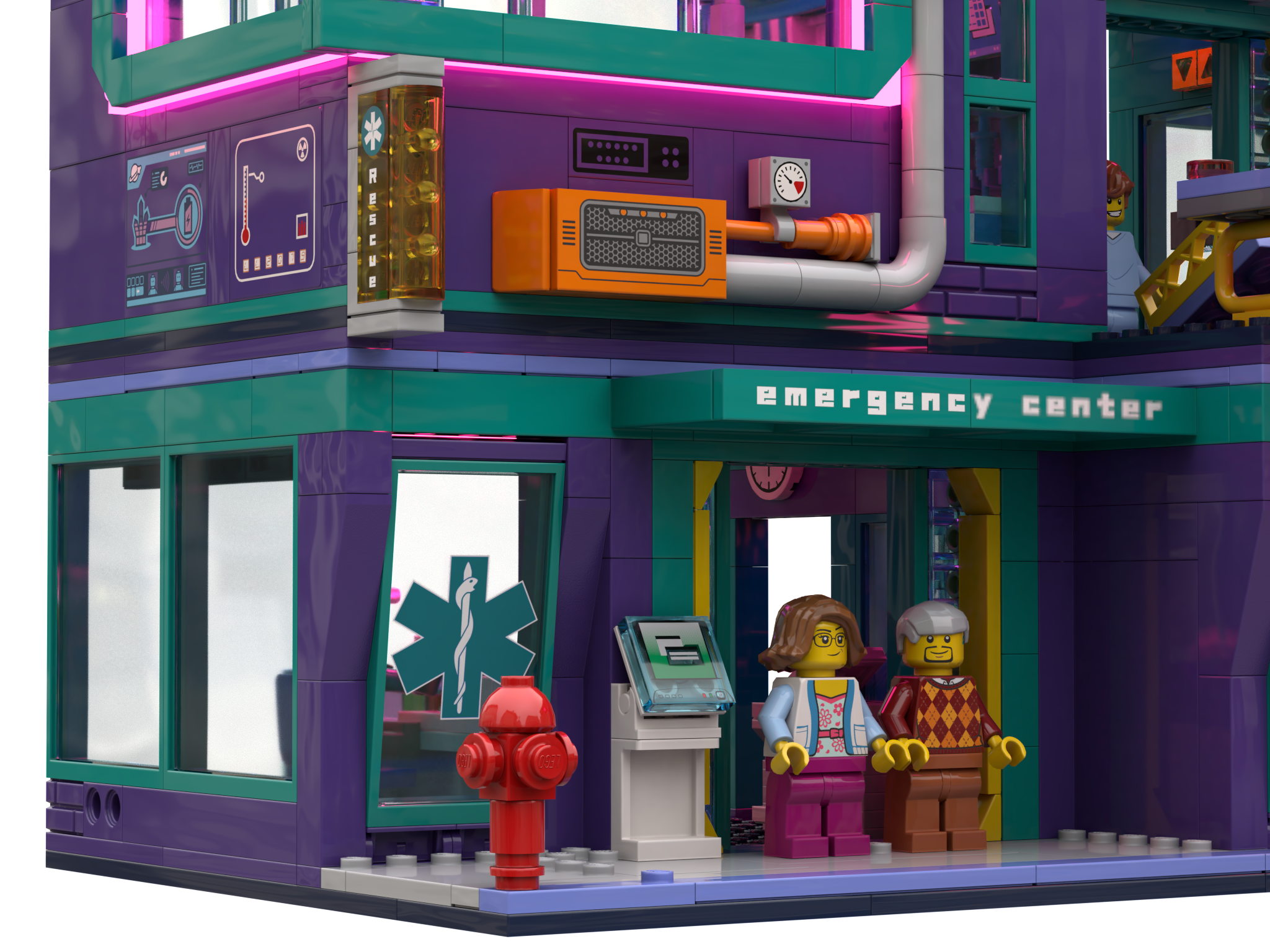 lego，Toy design，Cyberpunk，