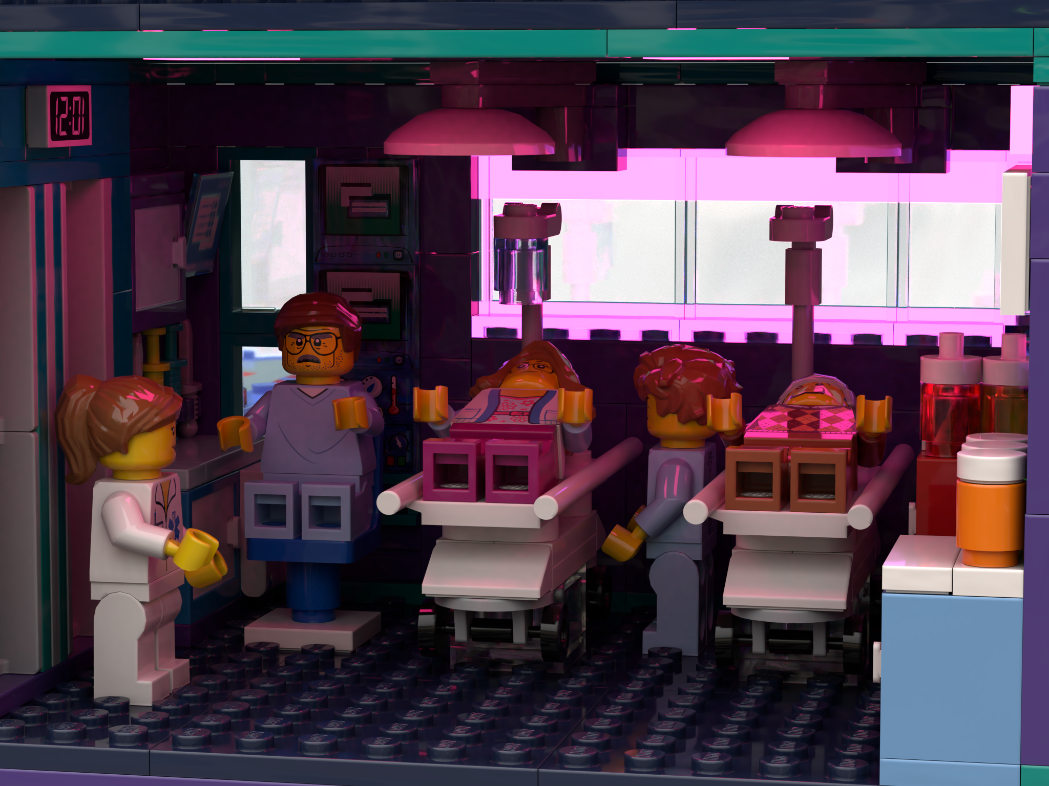 lego，Toy design，Cyberpunk，