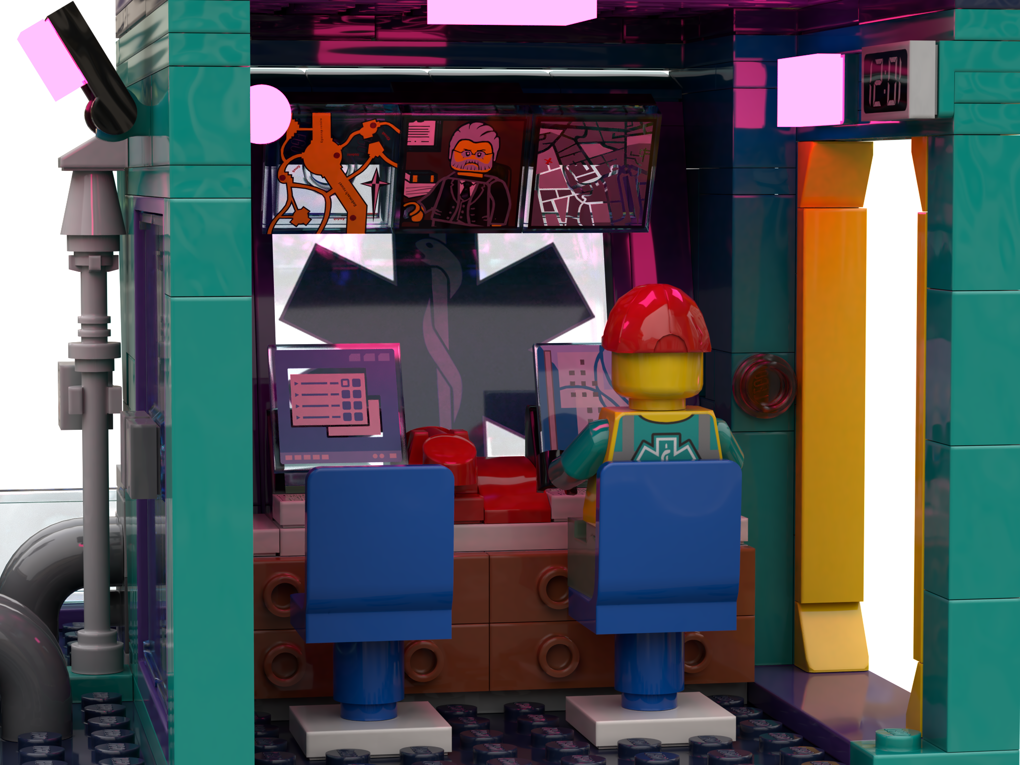 lego，Toy design，Cyberpunk，