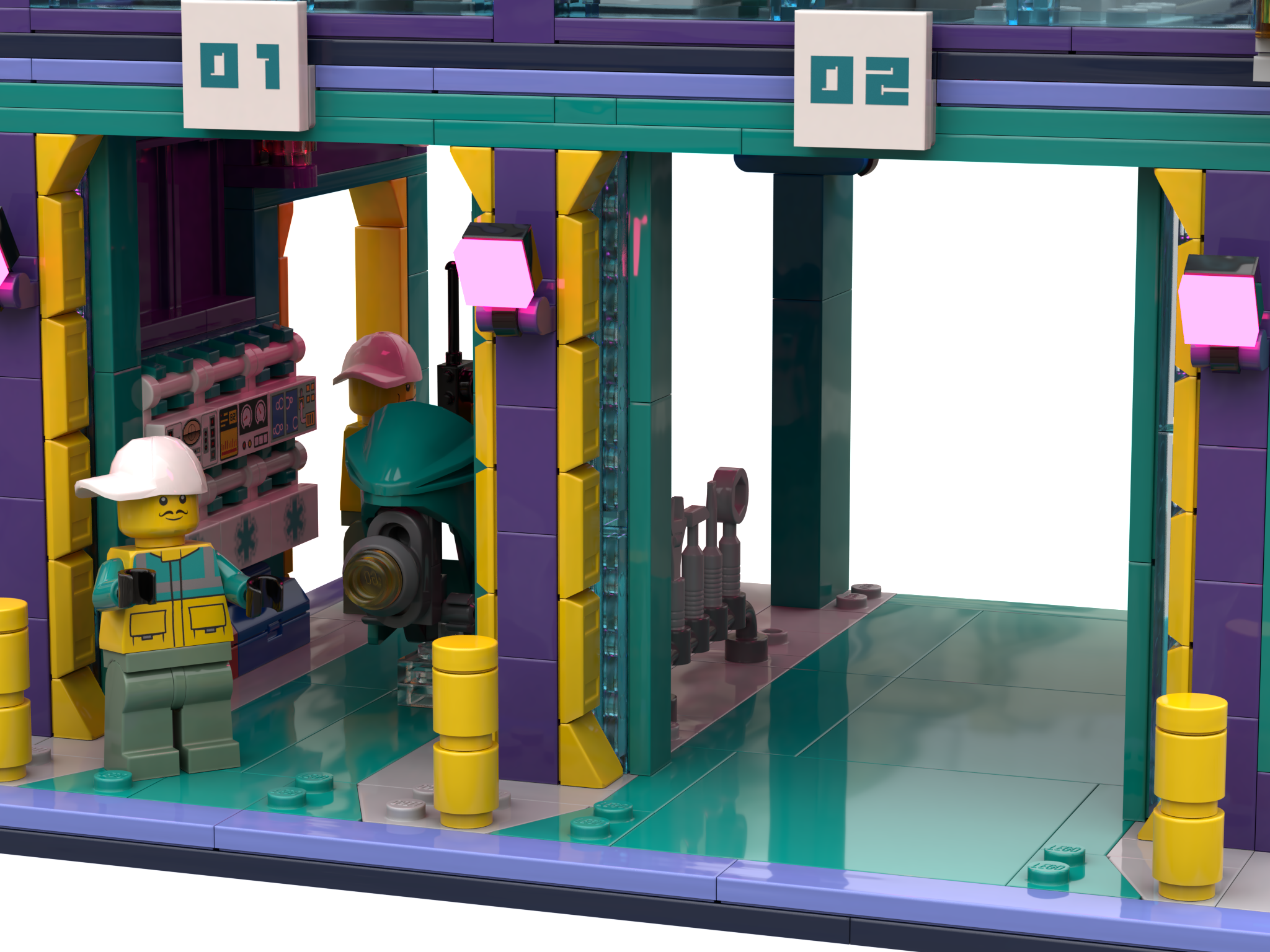 lego，Toy design，Cyberpunk，