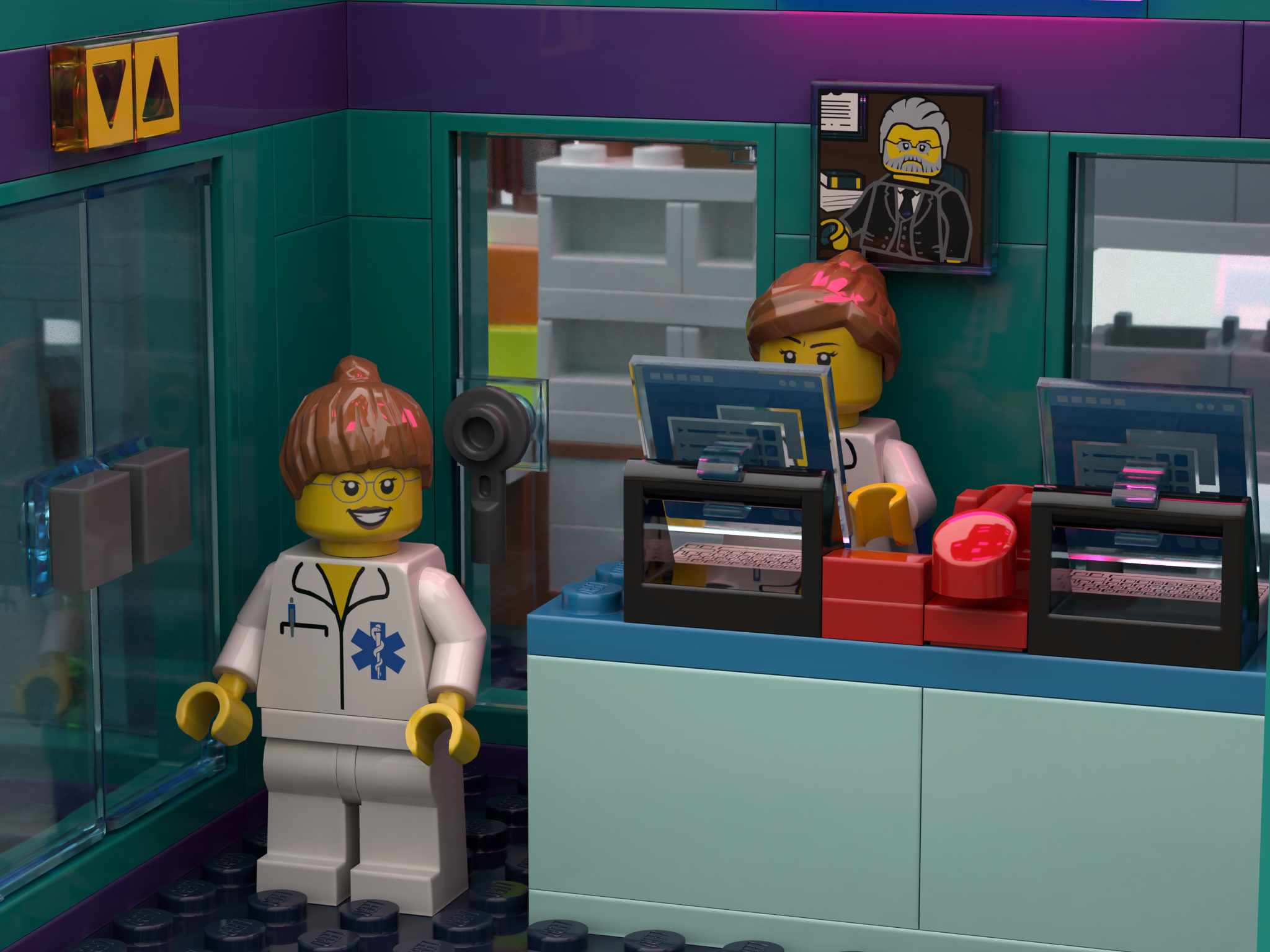 lego，Toy design，Cyberpunk，