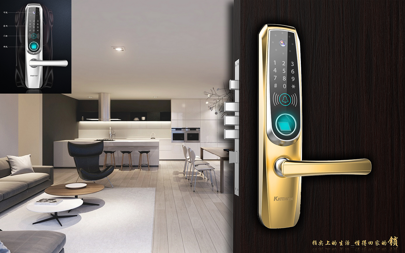 Fingerprint lock，