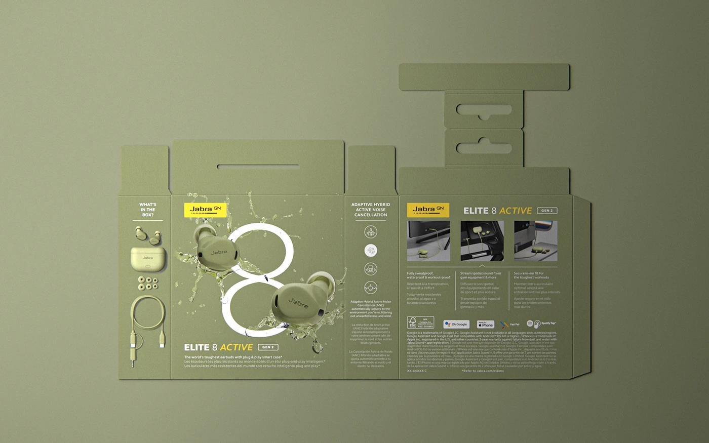 packing，Brand promotion，industrial design，Jabra- Elite Series，