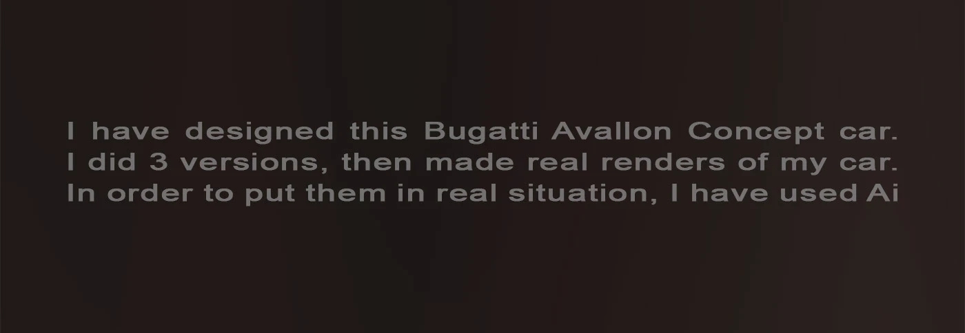 automobile，vehicle，Sports car，Bugatti Avallon，