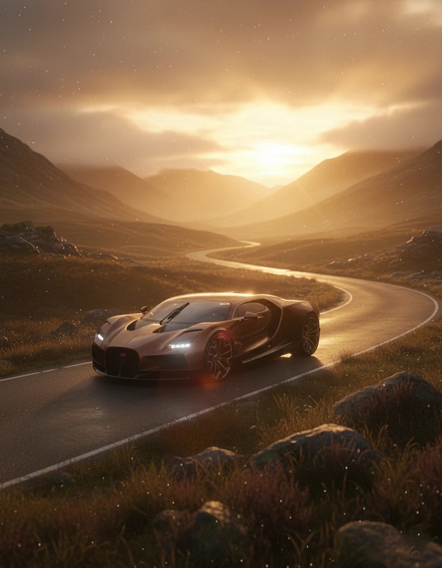 automobile，vehicle，Sports car，Bugatti Avallon，