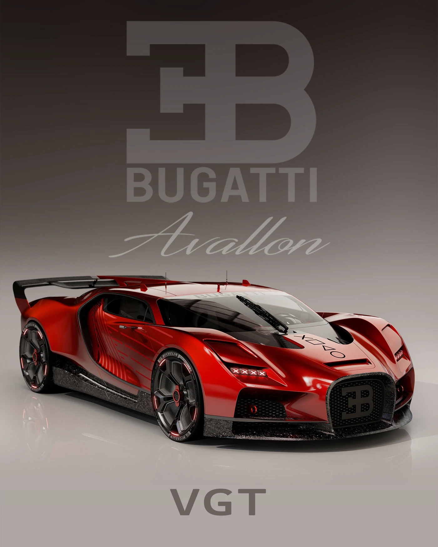 automobile，vehicle，Sports car，Bugatti Avallon，
