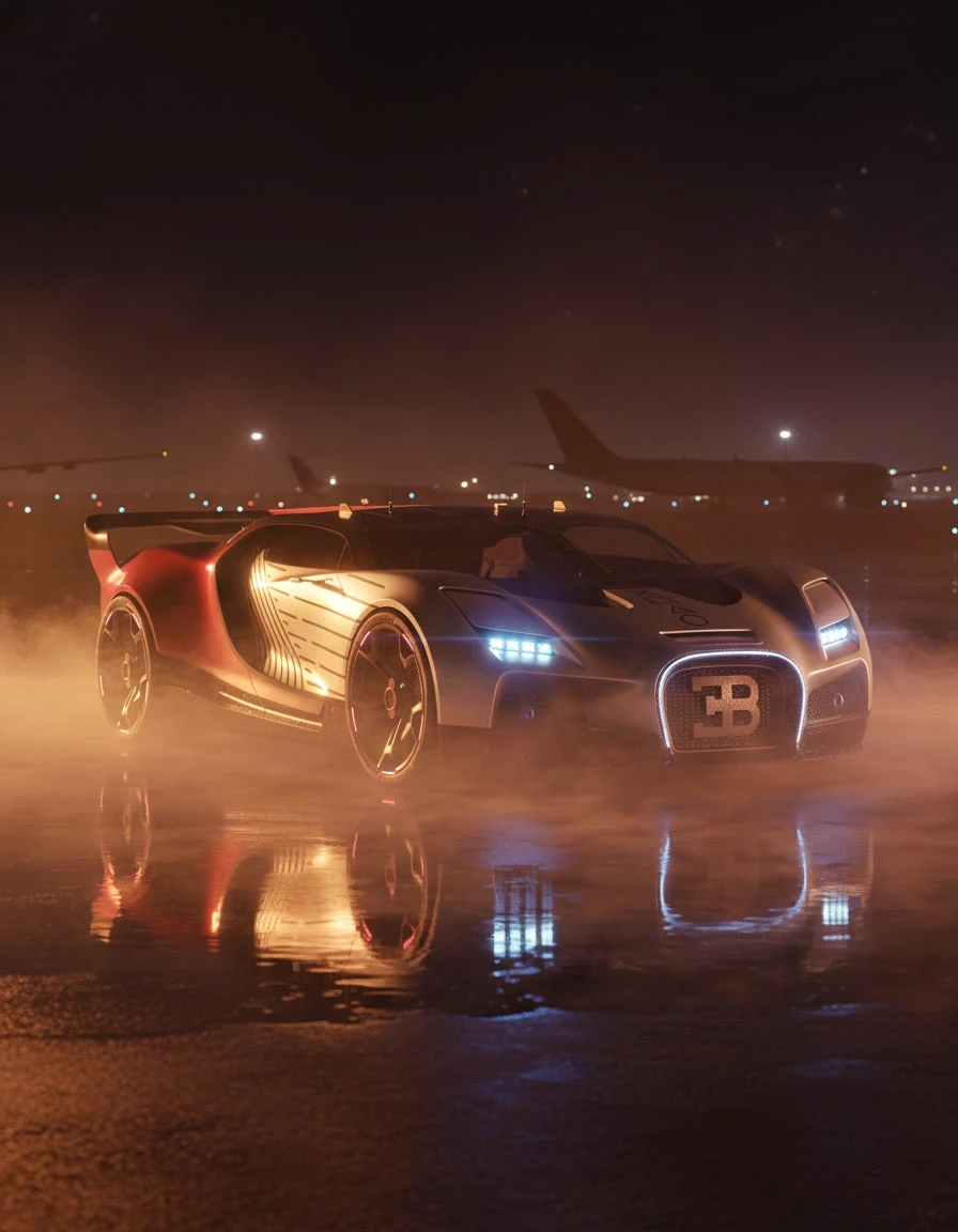 automobile，vehicle，Sports car，Bugatti Avallon，