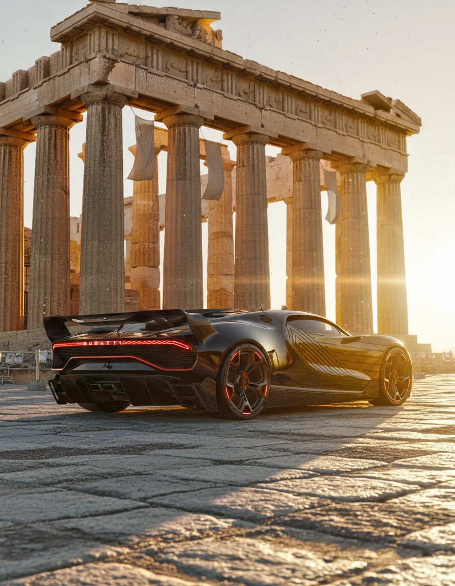 automobile，vehicle，Sports car，Bugatti Avallon，