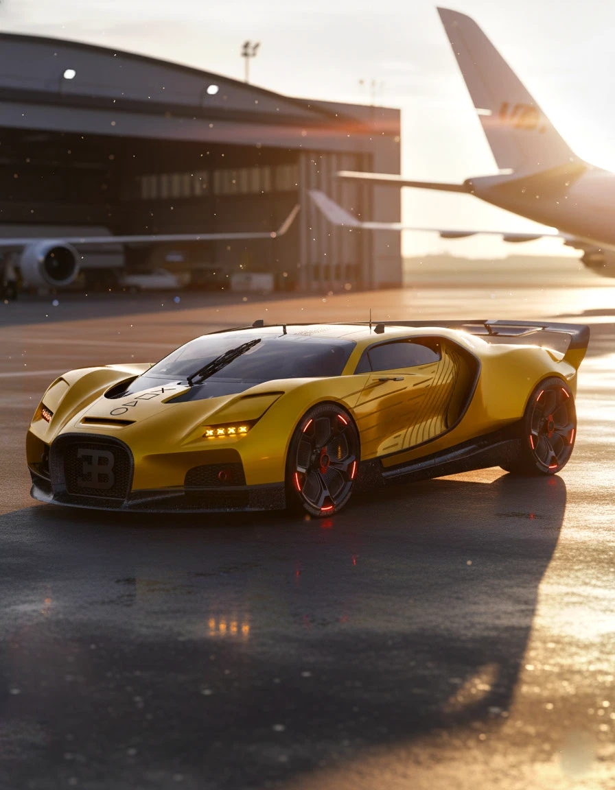 automobile，vehicle，Sports car，Bugatti Avallon，