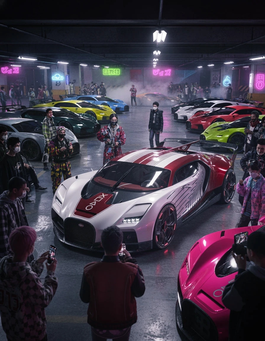 automobile，vehicle，Sports car，Bugatti Avallon，