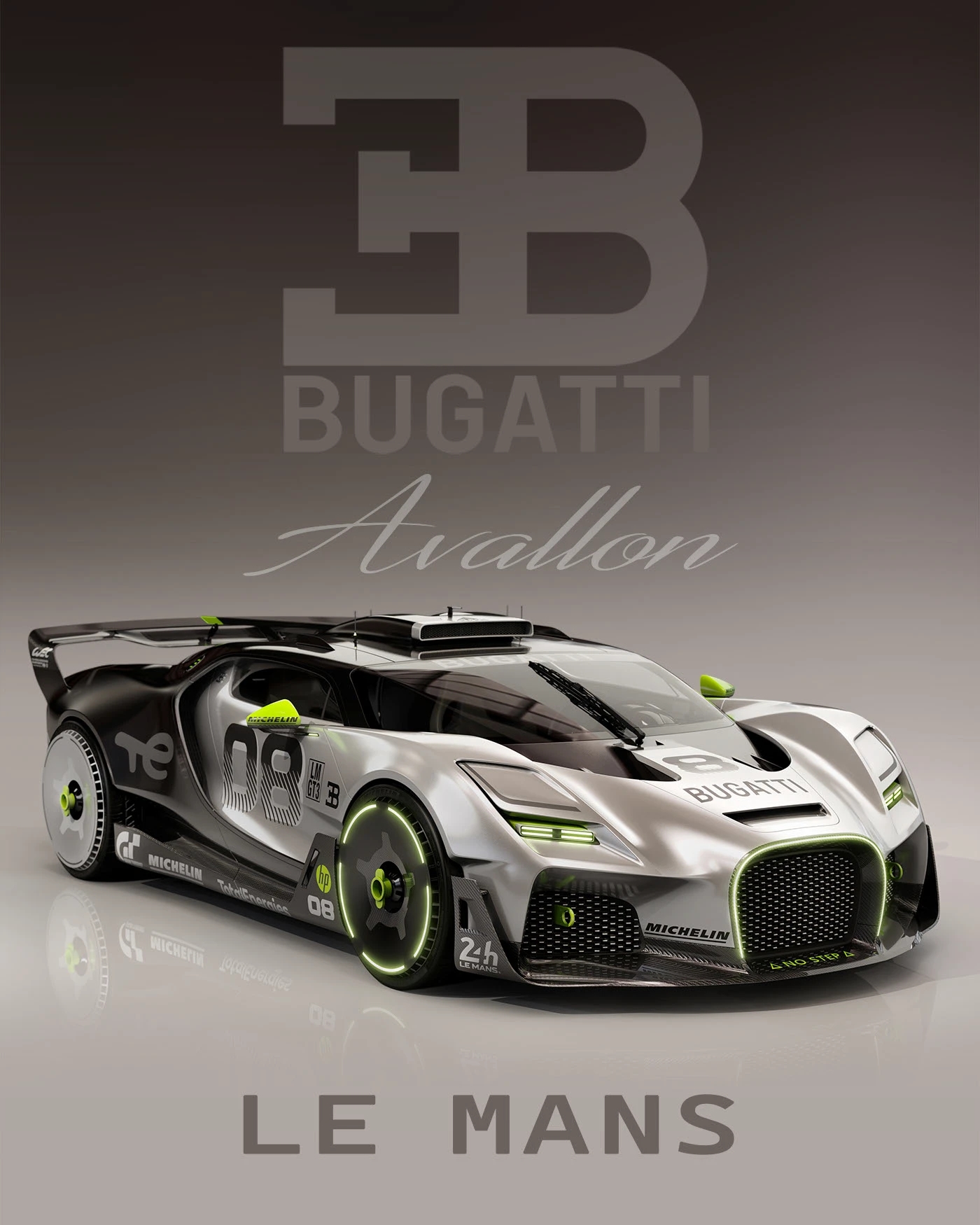 automobile，vehicle，Sports car，Bugatti Avallon，