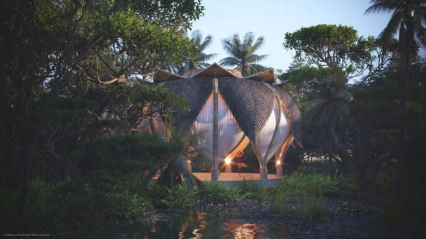 Architecture，environmental design，Yoga Studio，Yoga Pod，