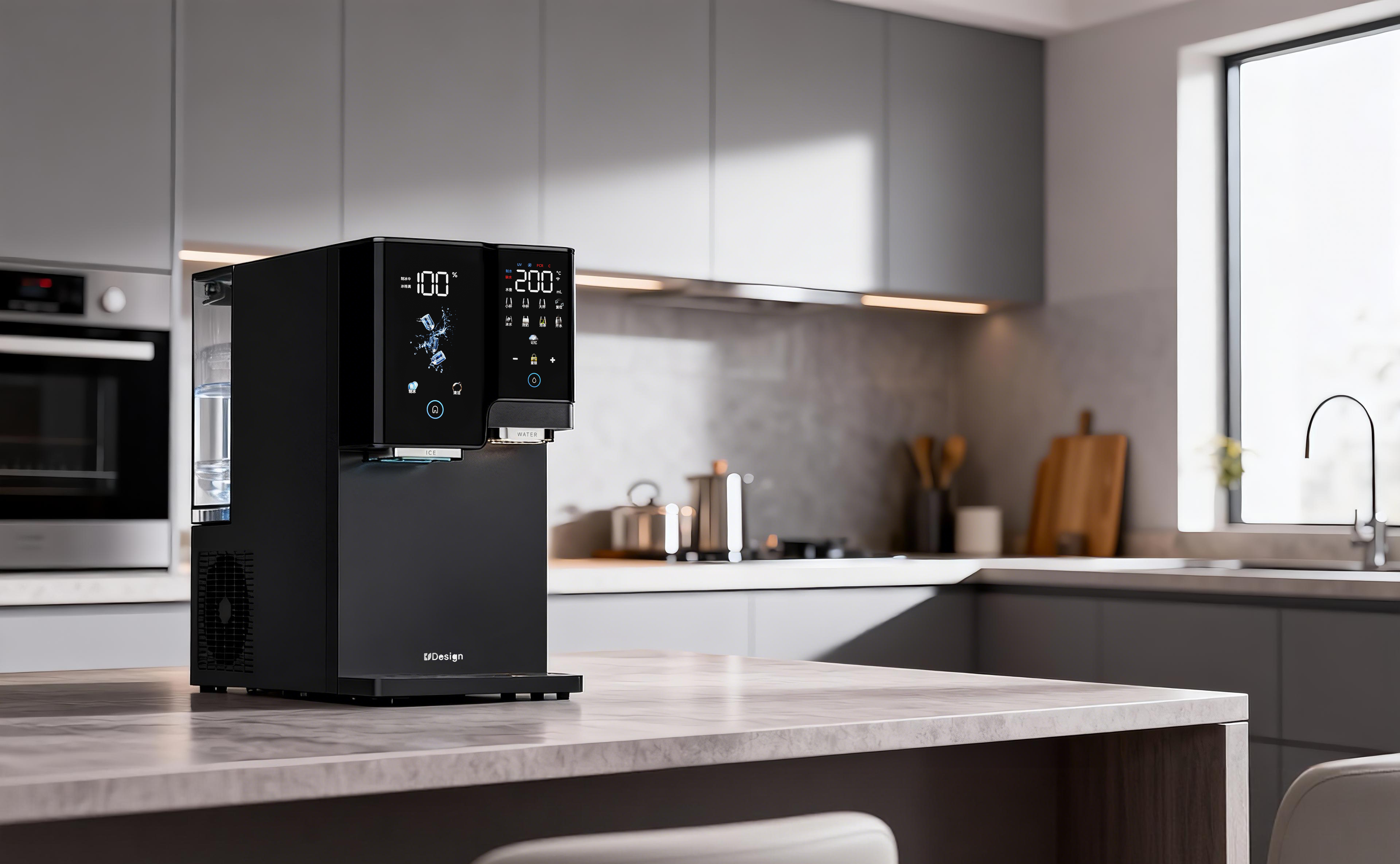 Ice maker，Water dispenser，Water purifier，industrial design，product design，Household appliances，