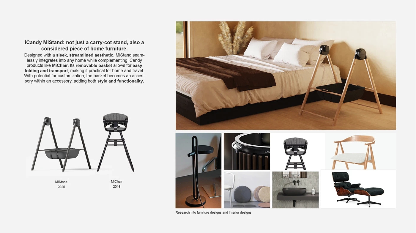 iCandy MiStand，Sleeping Basket，Baby Care，continuity，Seasonal Change，