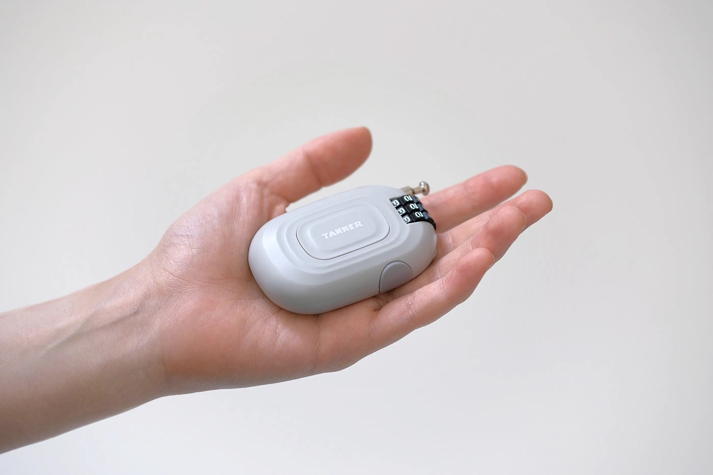 Tanner Wired Lock，Portable cable lock，Ripple texture，The Color Family，