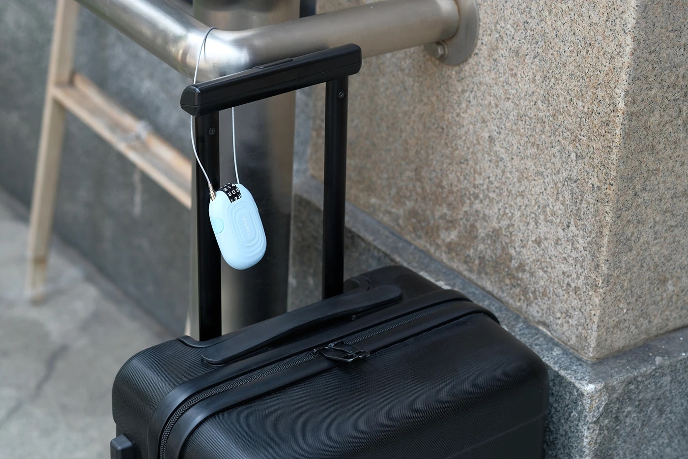 Tanner Wired Lock，Portable cable lock，Ripple texture，The Color Family，