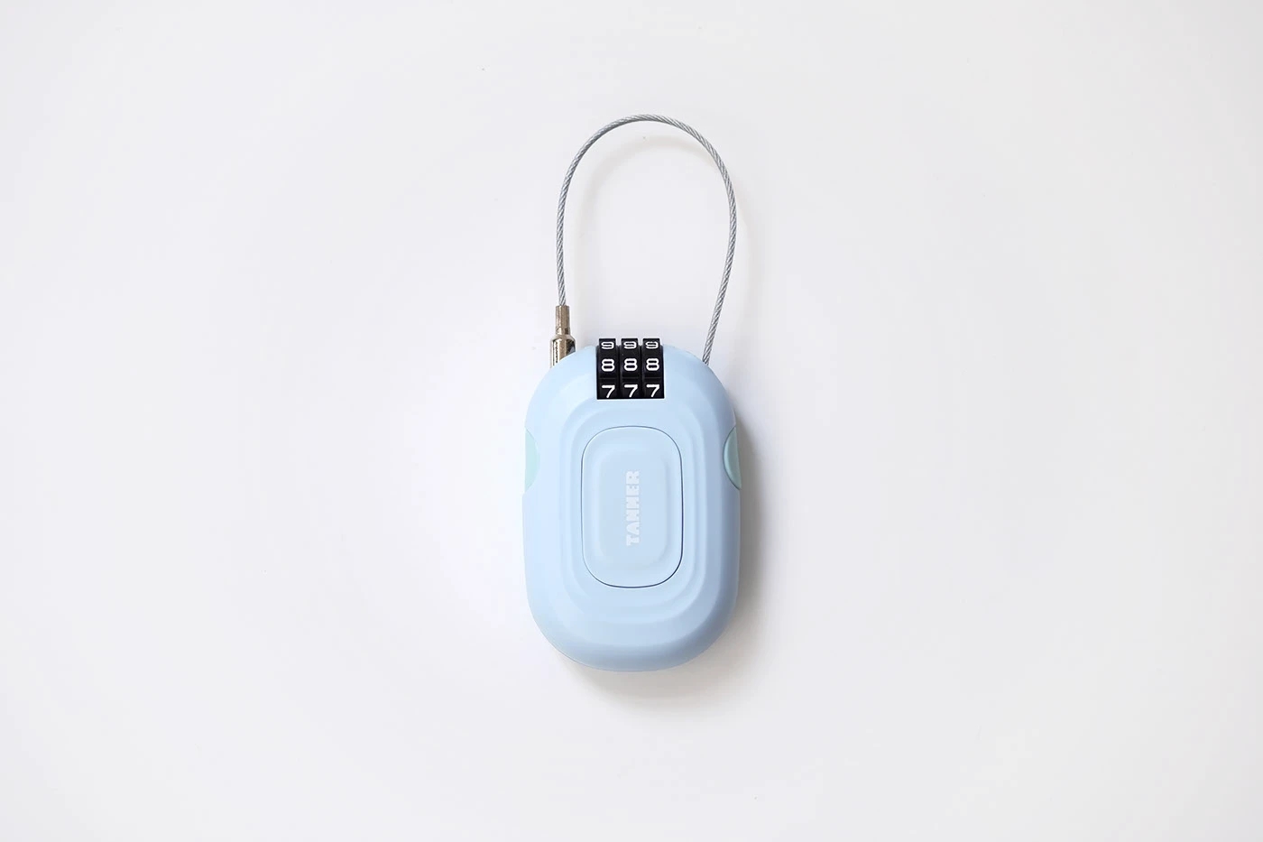 Tanner Wired Lock，Portable cable lock，Ripple texture，The Color Family，
