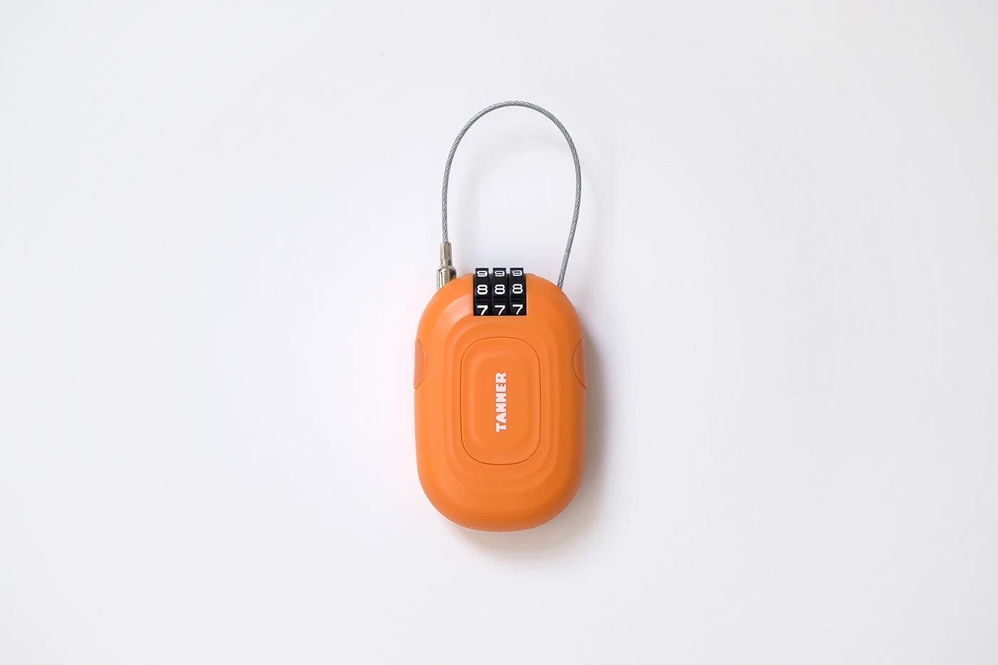 Tanner Wired Lock，Portable cable lock，Ripple texture，The Color Family，