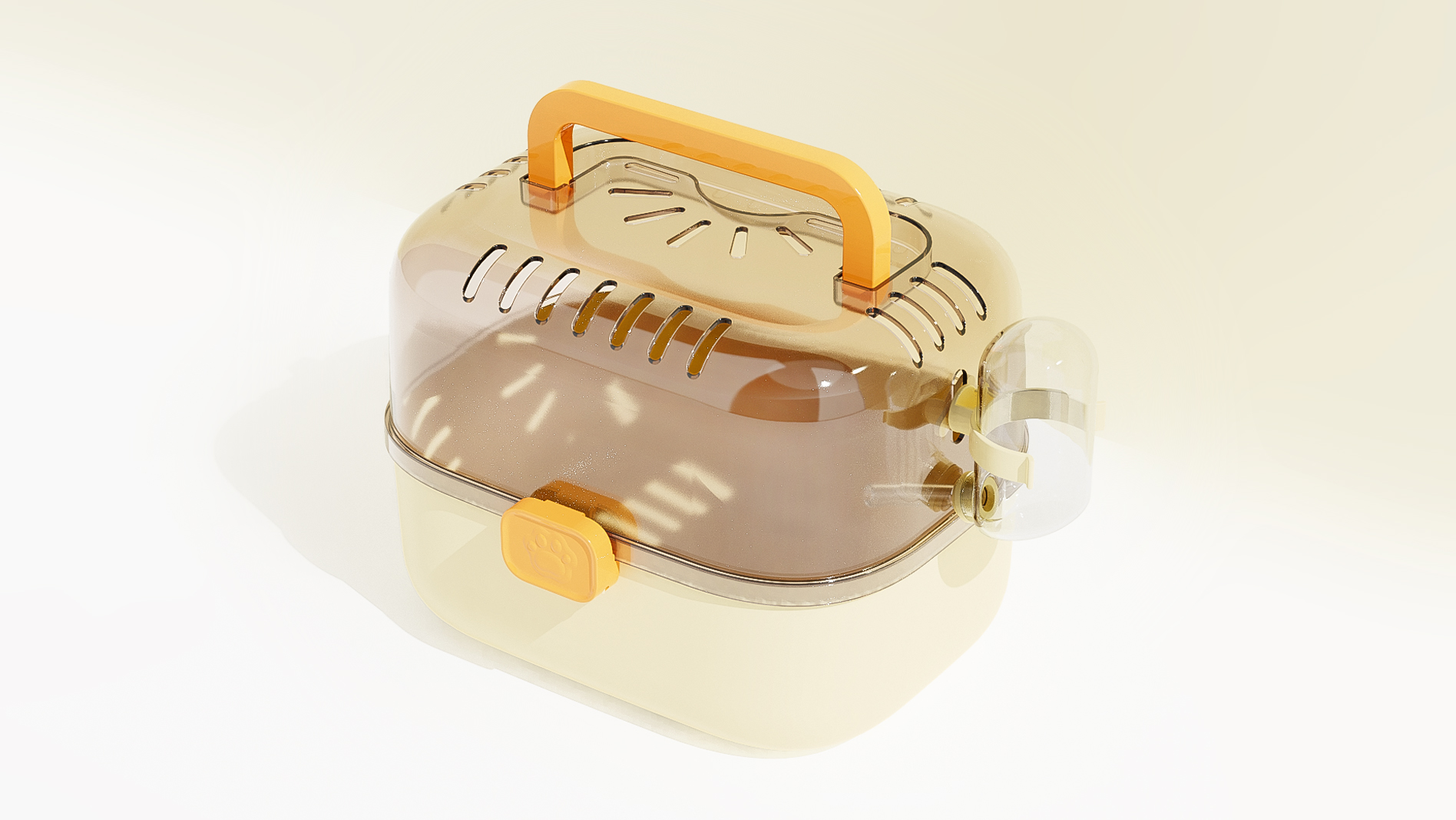 Hamster cage design，Pet products design，product design，industrial design，Structural design，Appearance design，Product rendering，Small pet product design，