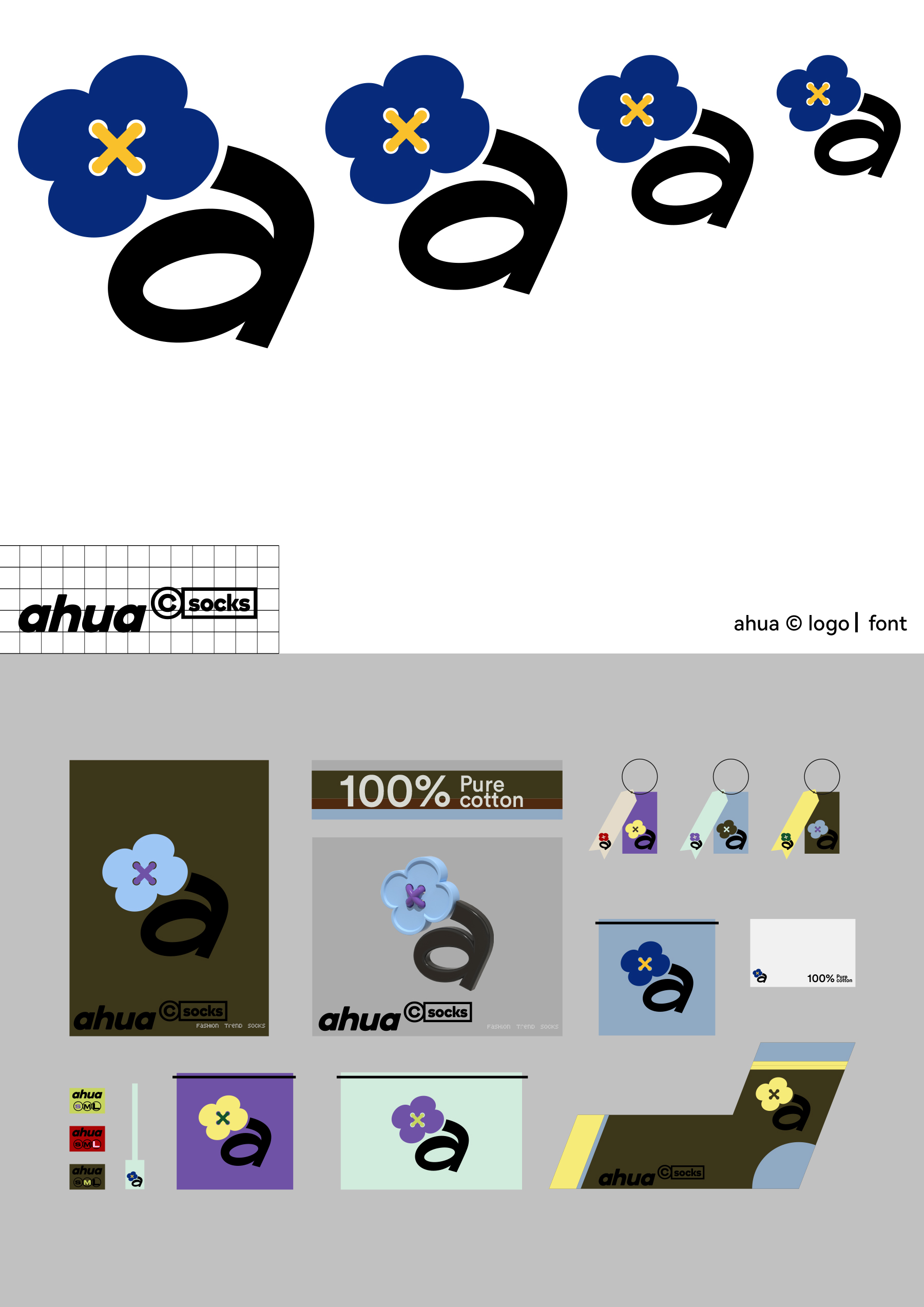 packing design，Logo design，product design，Brand design，VI design，brand image，Logo design，Socks packaging，