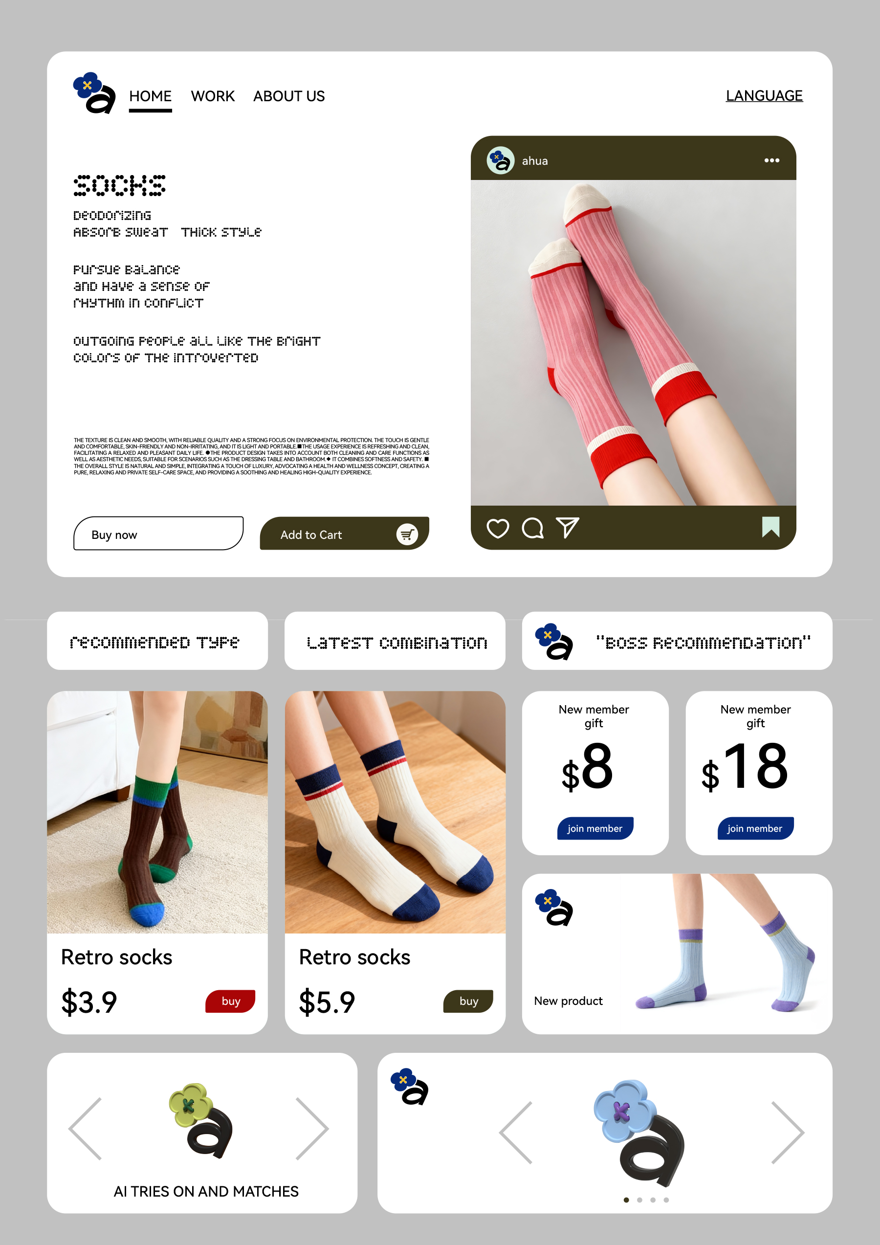 packing design，Logo design，product design，Brand design，VI design，brand image，Logo design，Socks packaging，