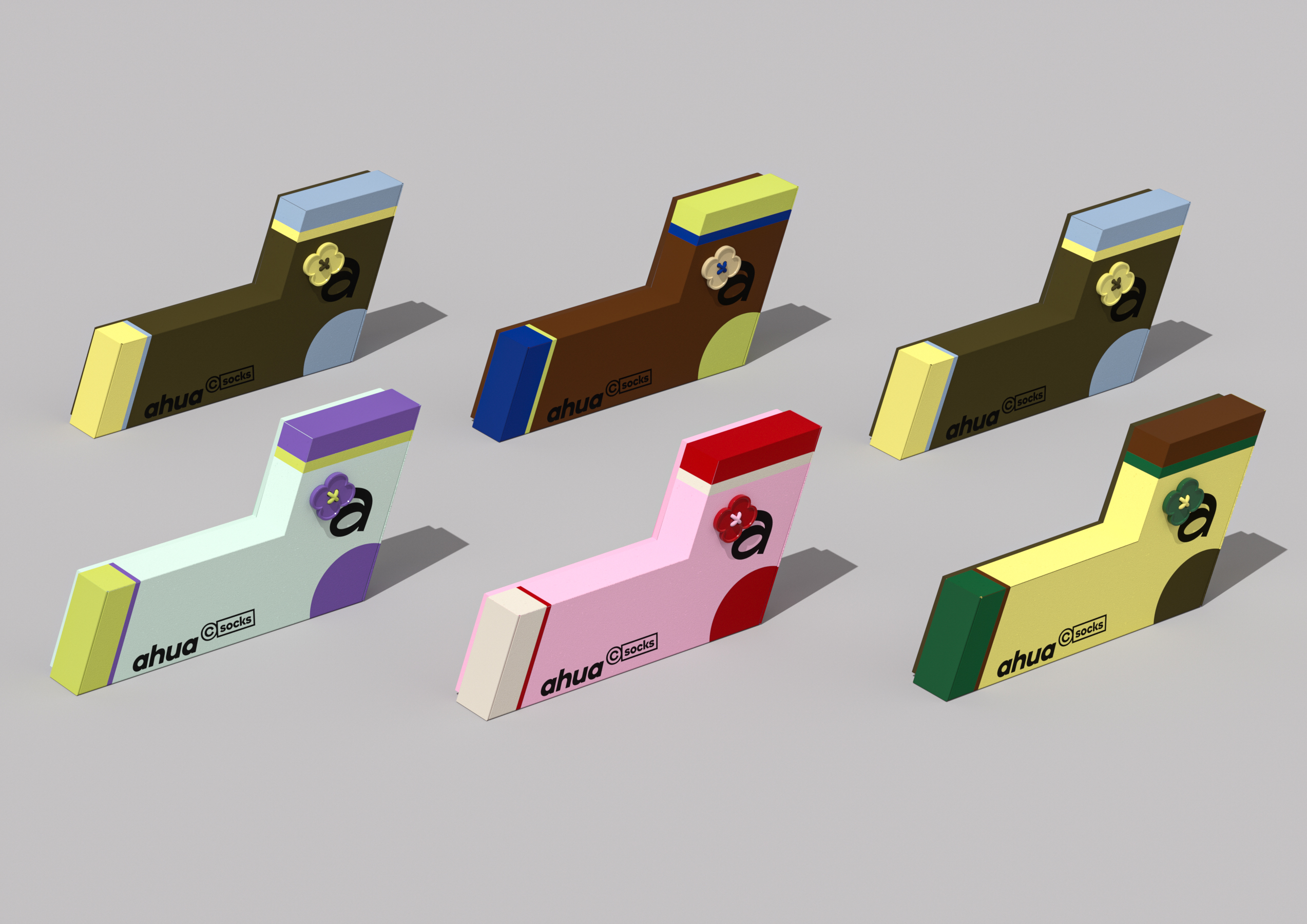 packing design，Logo design，product design，Brand design，VI design，brand image，Logo design，Socks packaging，