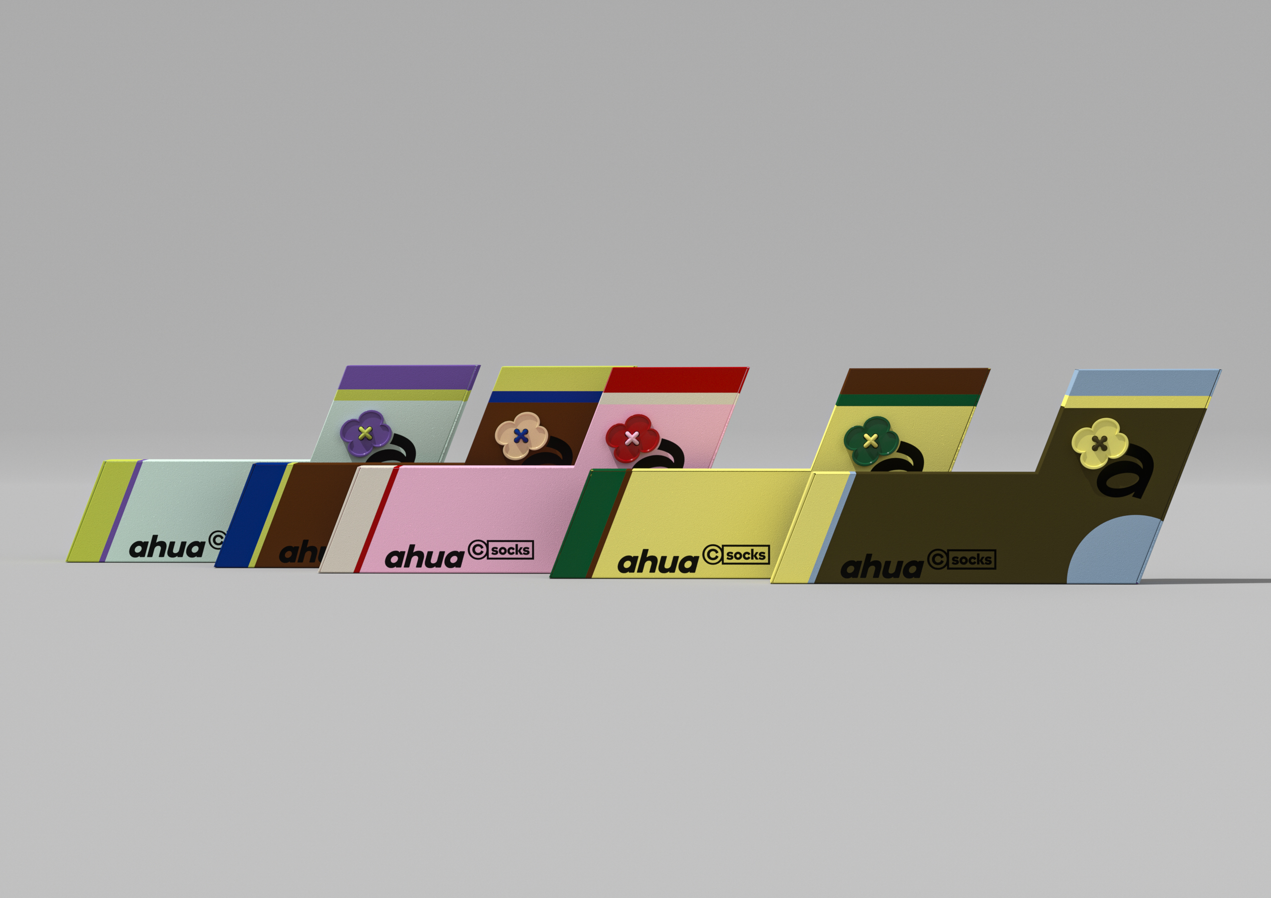 packing design，Logo design，product design，Brand design，VI design，brand image，Logo design，Socks packaging，