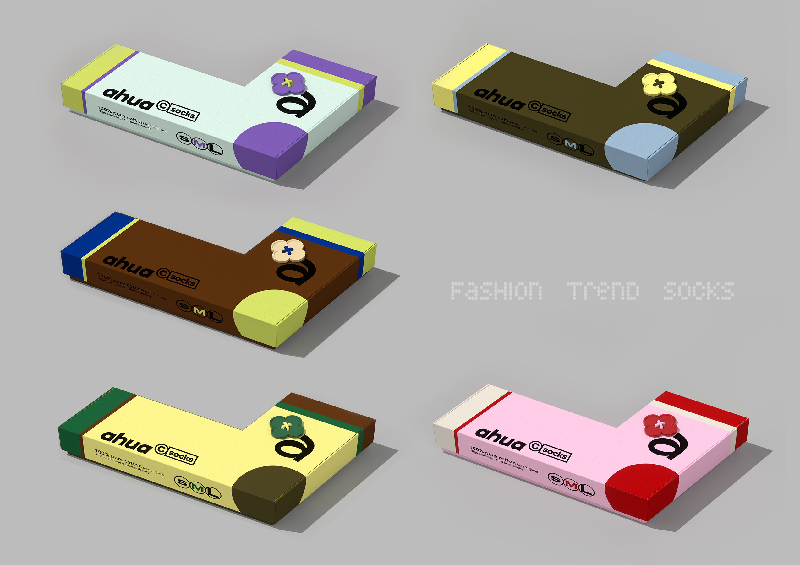 packing design，Logo design，product design，Brand design，VI design，brand image，Logo design，Socks packaging，