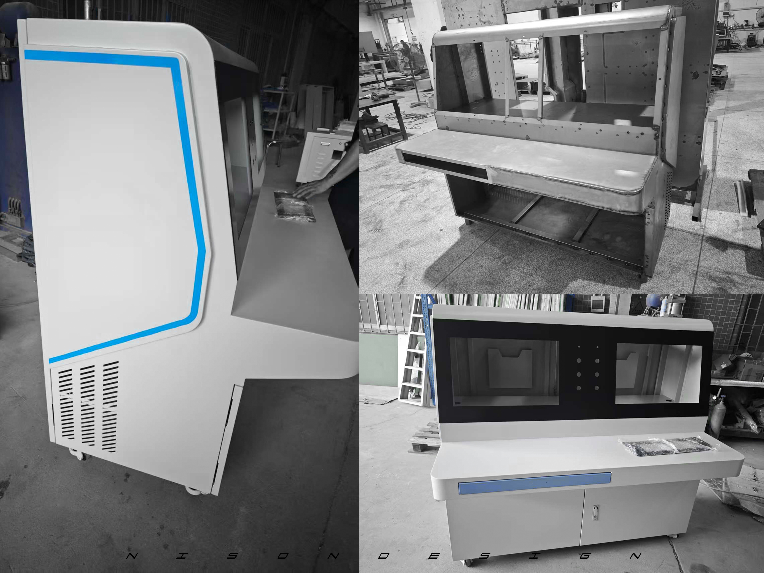 industrial design，Sheet metal design，Hydraulic test bench，