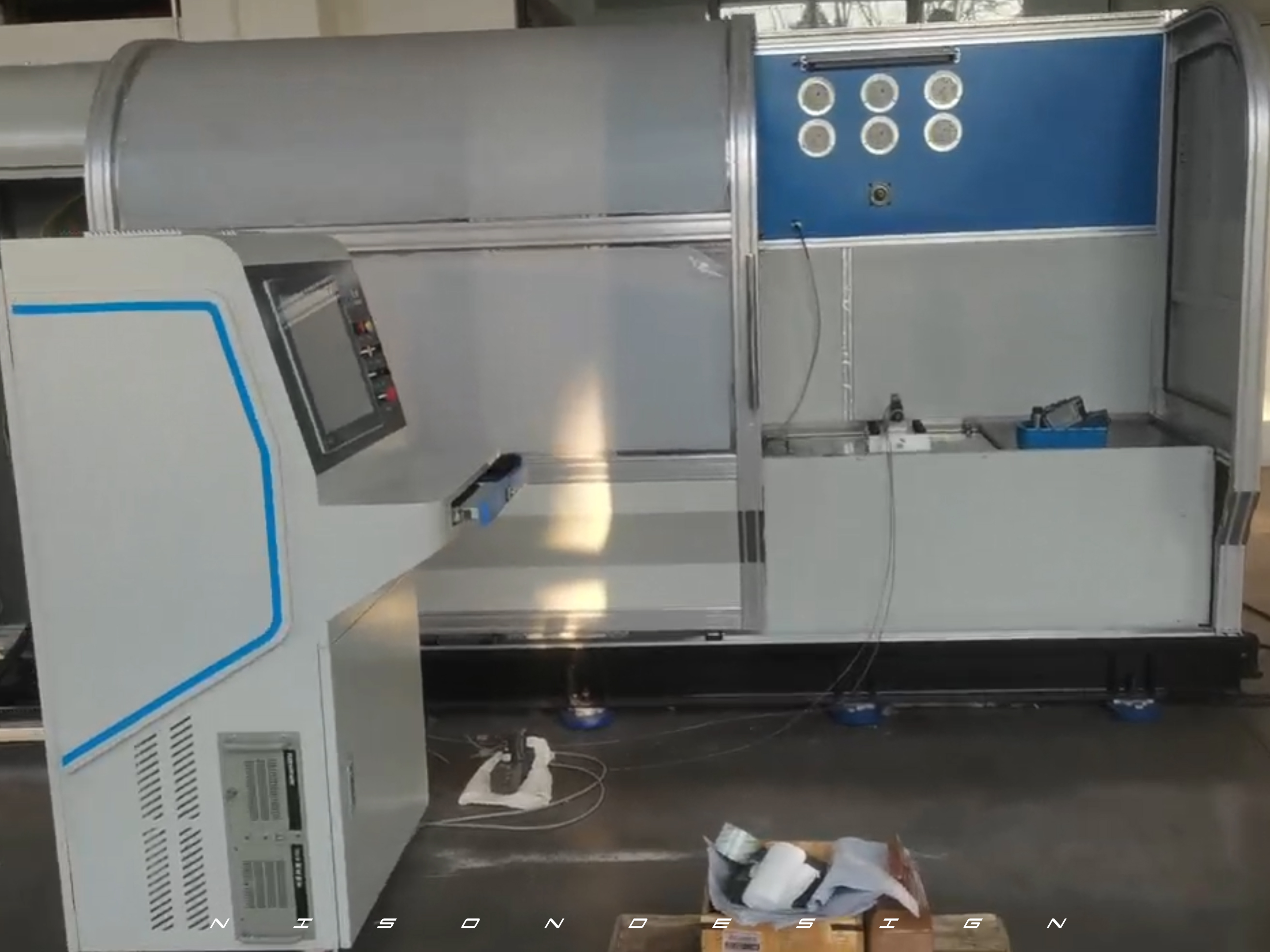 industrial design，Sheet metal design，Hydraulic test bench，