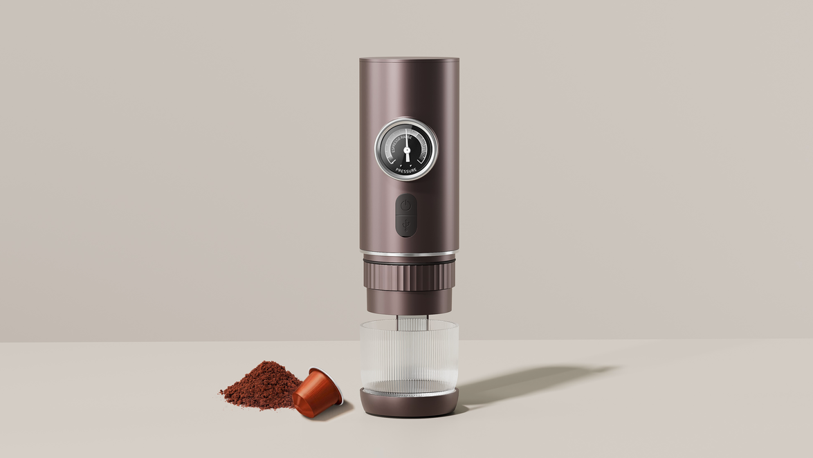 Portable coffee machine，industrial design，Structural design，home aesthetics，Boutique Coffee，Smart small household appliances，Ritual sense of life，