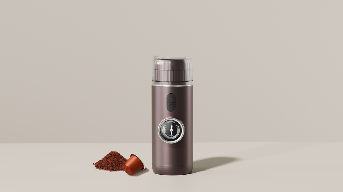 Portable coffee machine，industrial design，Structural design，home aesthetics，Boutique Coffee，Smart small household appliances，Ritual sense of life，