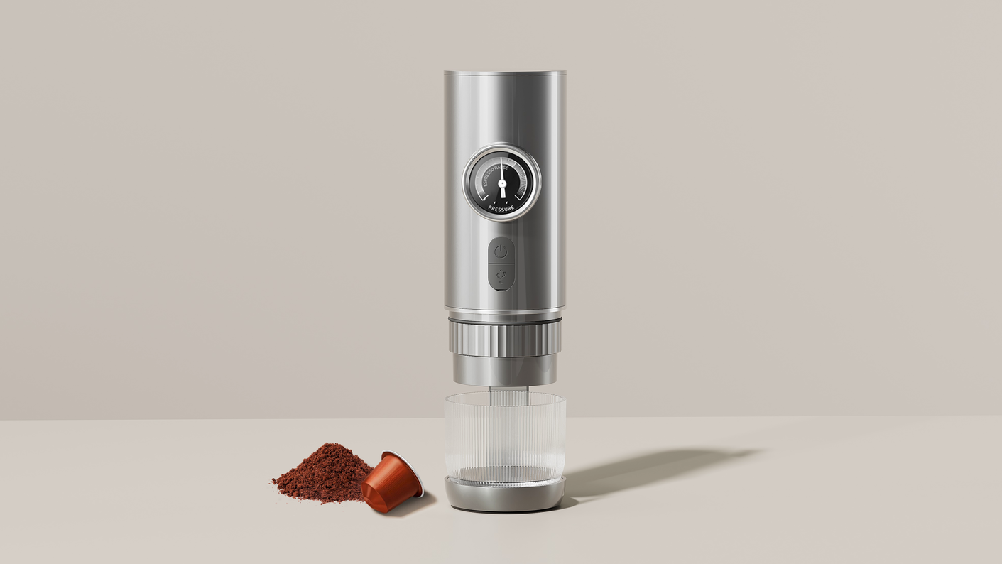 Portable coffee machine，industrial design，Structural design，home aesthetics，Boutique Coffee，Smart small household appliances，Ritual sense of life，