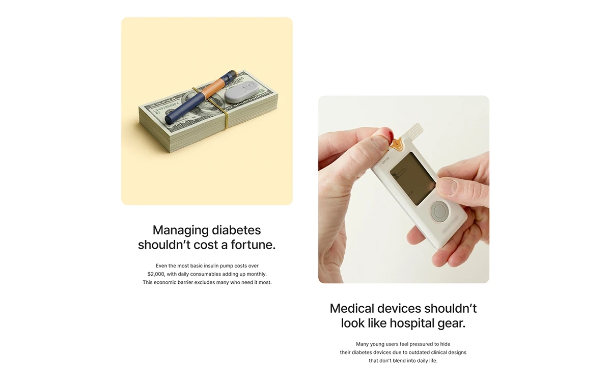 Insulin injection，Needle-free Blood Glucose Monitoring，Portable Management，Daily invisible medical treatment，